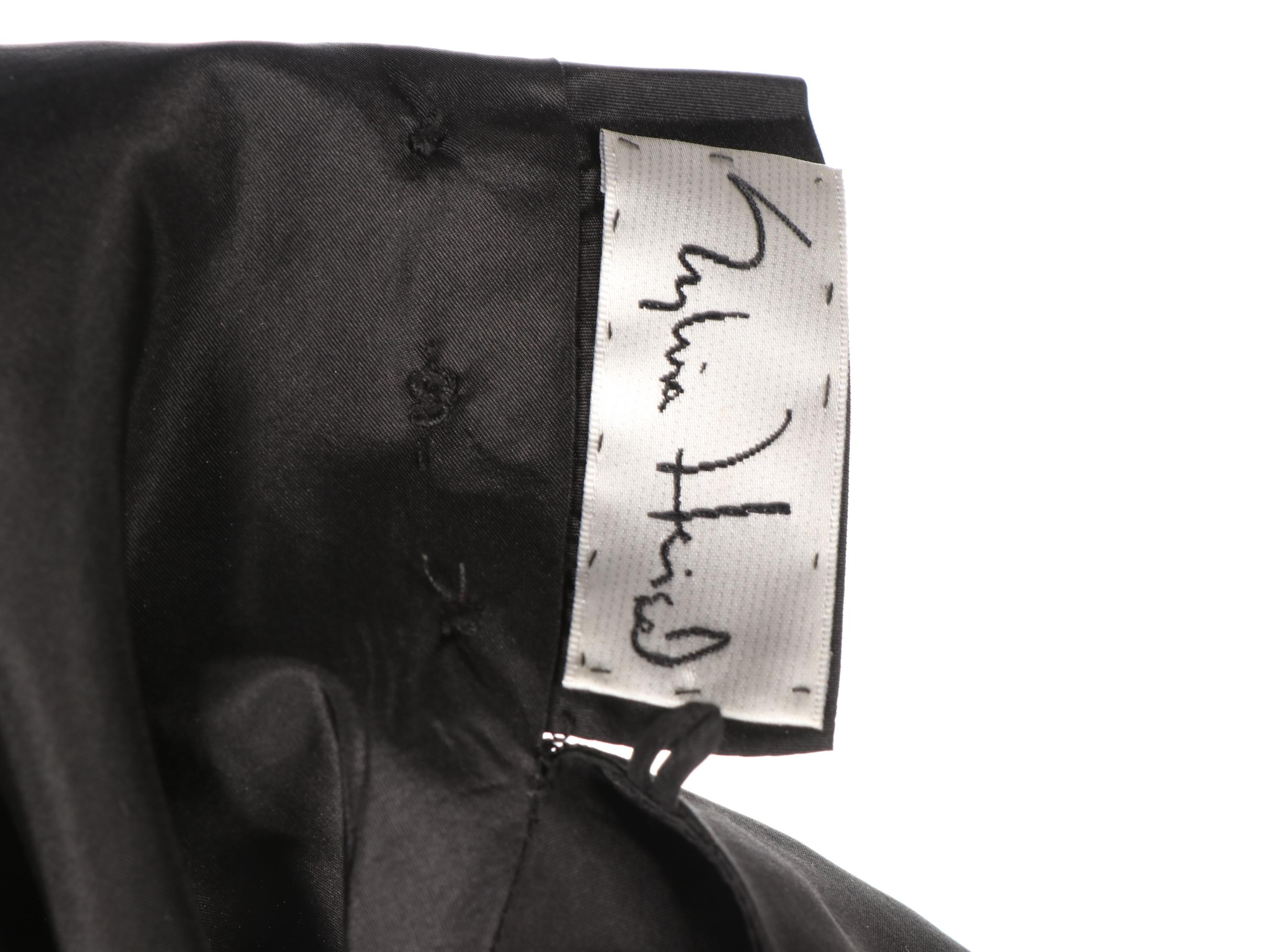 Sylvia Heisel Silk Taffeta Long Skirt with Train