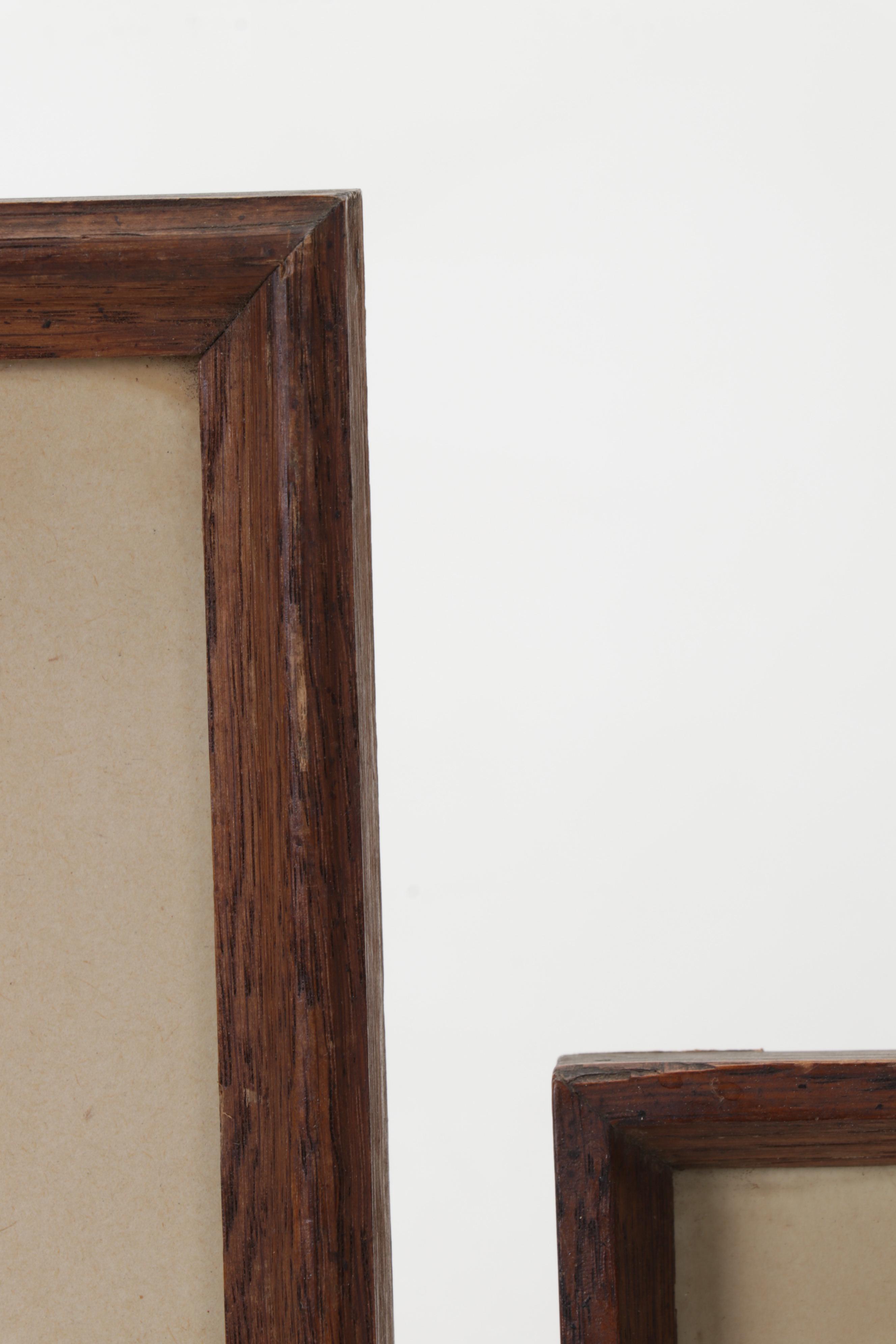 German Etchings "Wirter am Tage" and "Streitende," Circa 1948