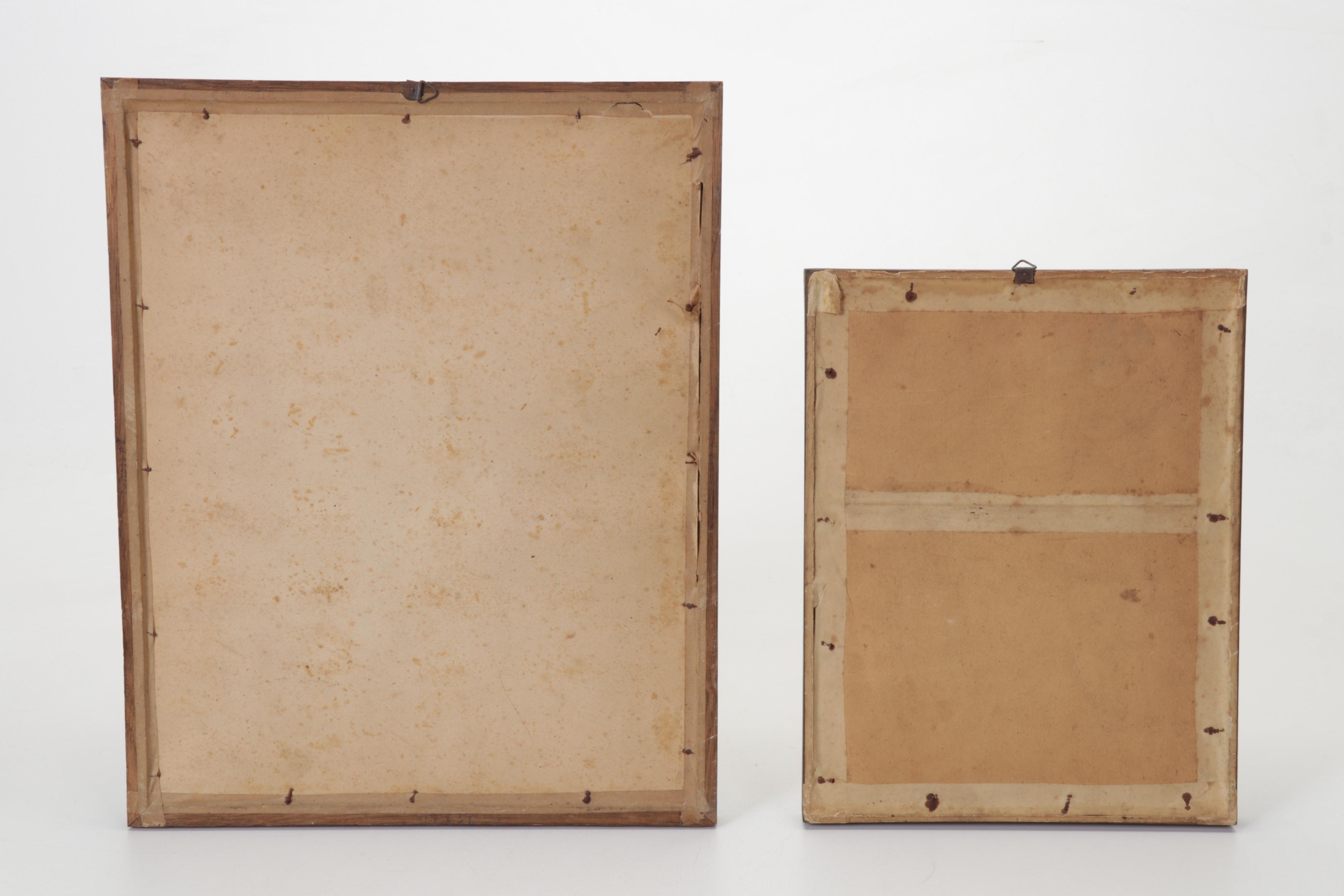 German Etchings "Wirter am Tage" and "Streitende," Circa 1948