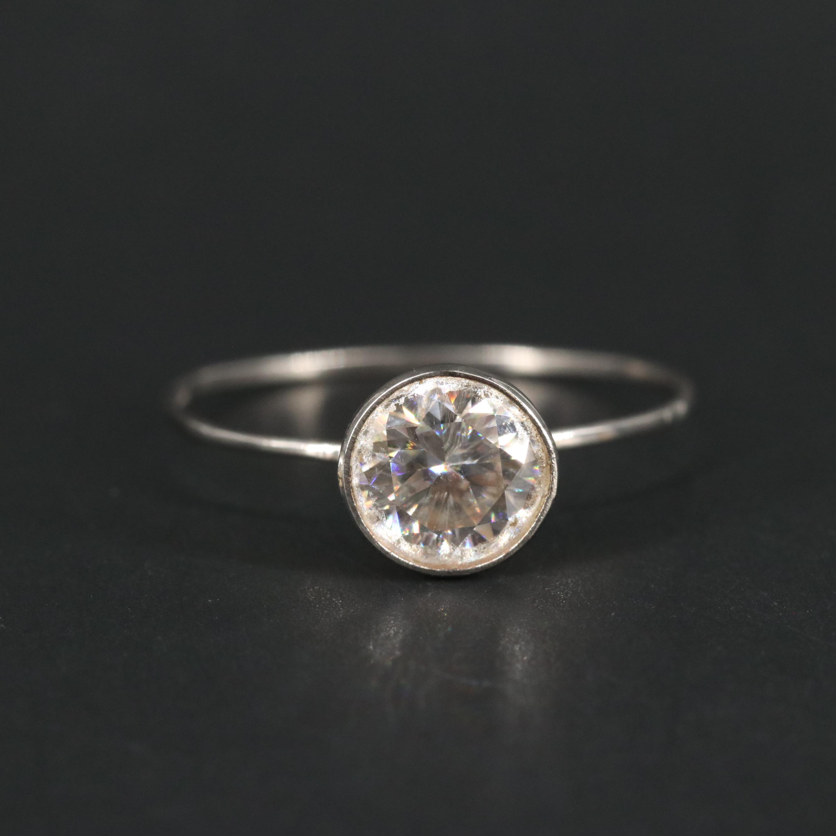 10K Moissanite Ring