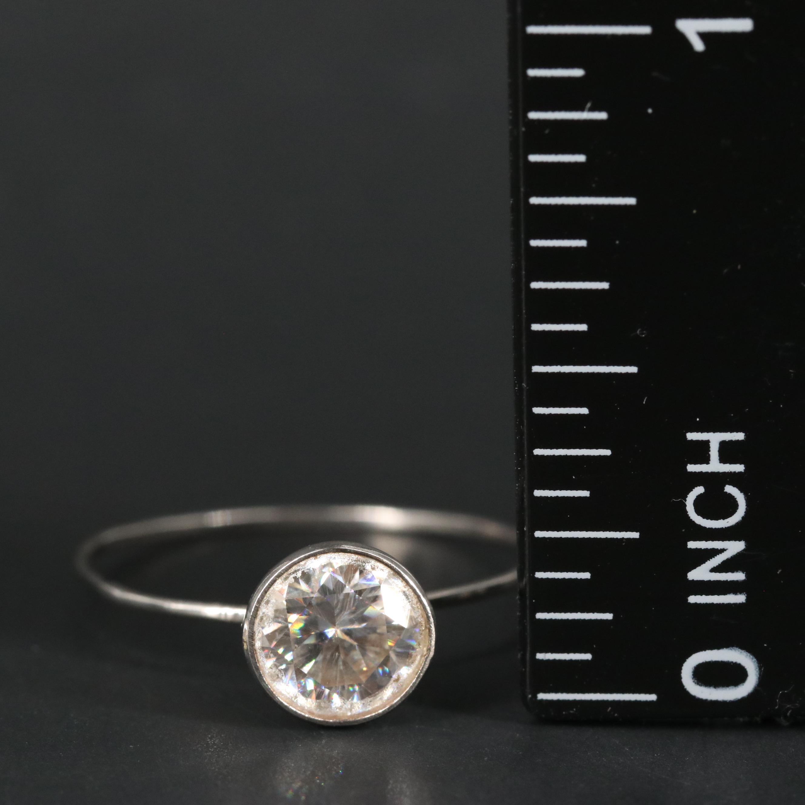 10K Moissanite Ring