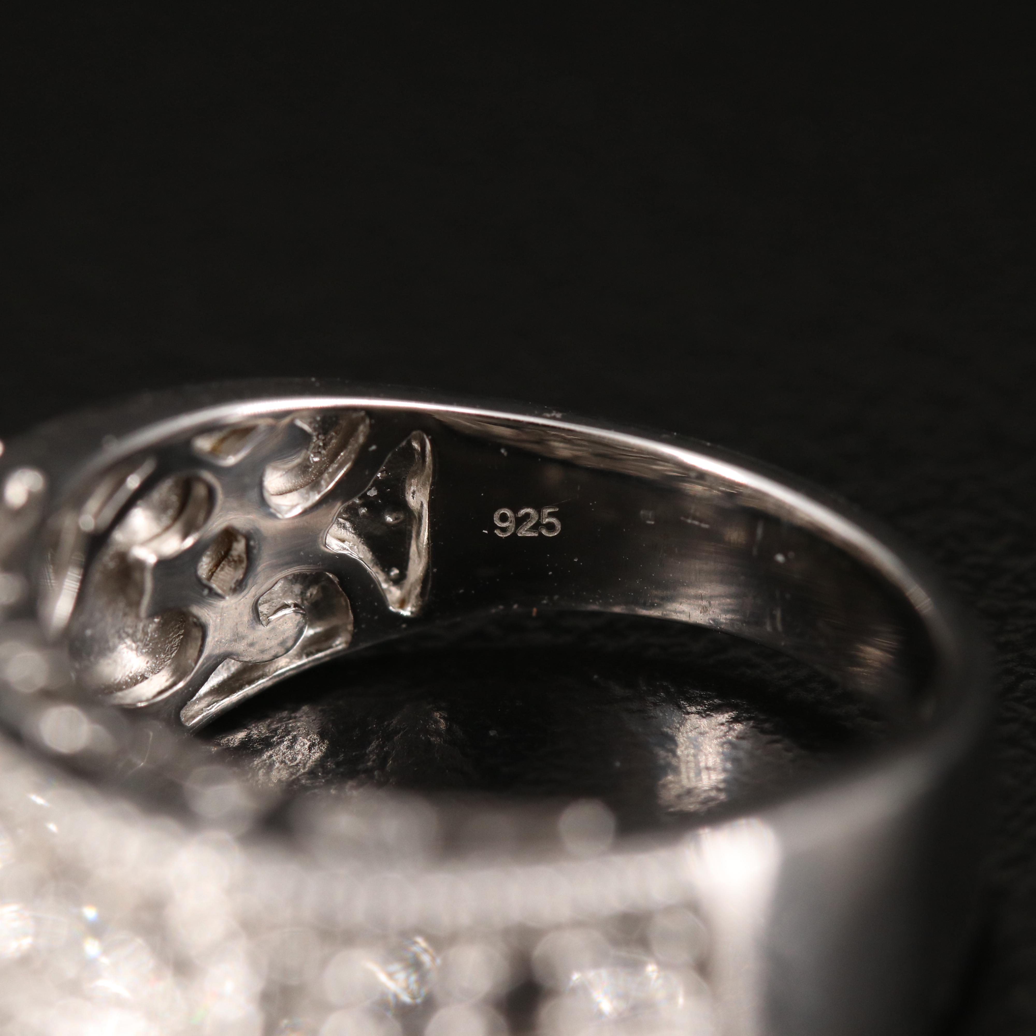 Diamond Band in Sterling