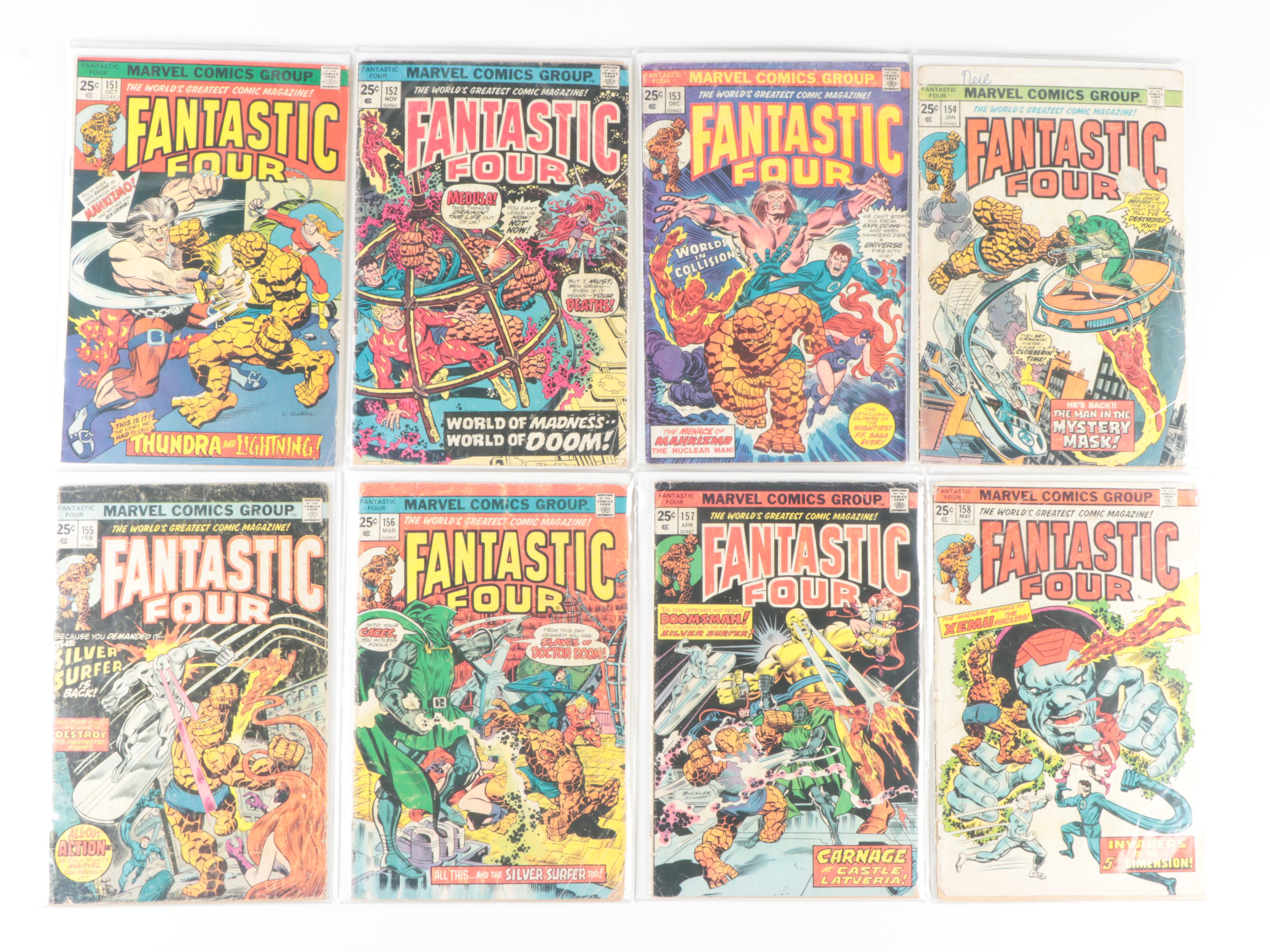 Silver Age Marvel Fantastic Four #151–193 Comic Books
