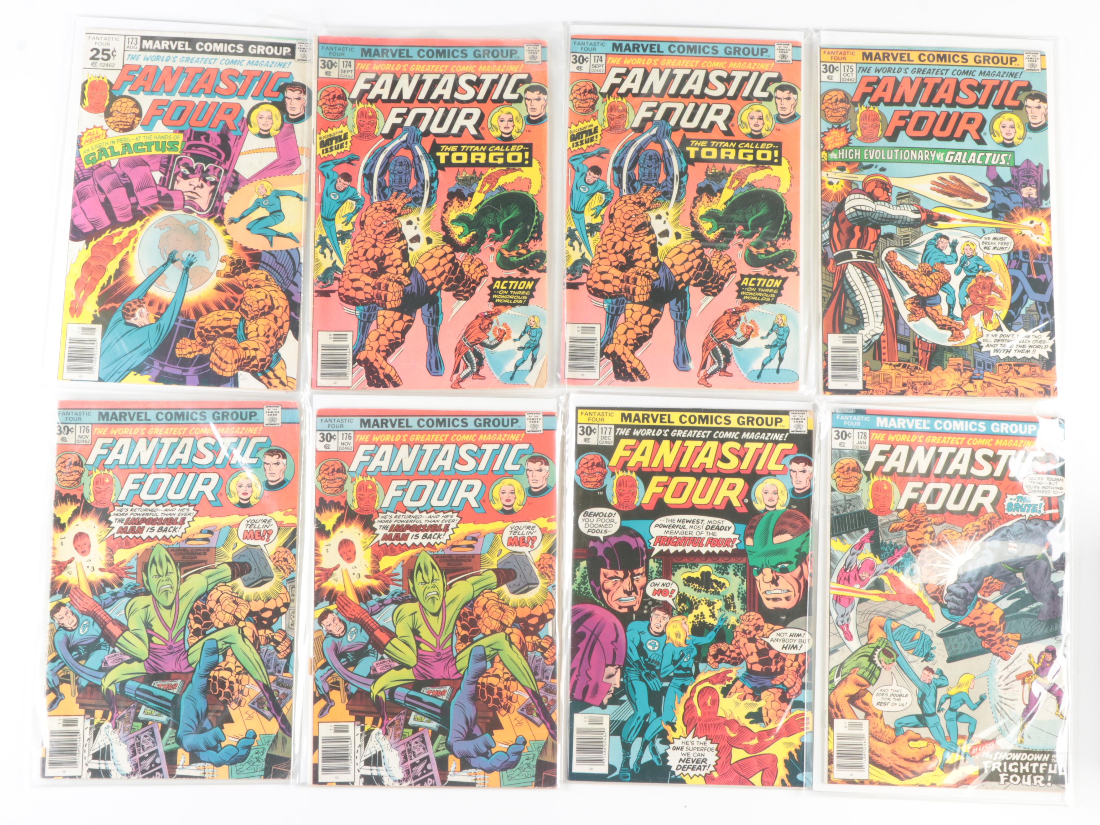 Silver Age Marvel Fantastic Four #151–193 Comic Books