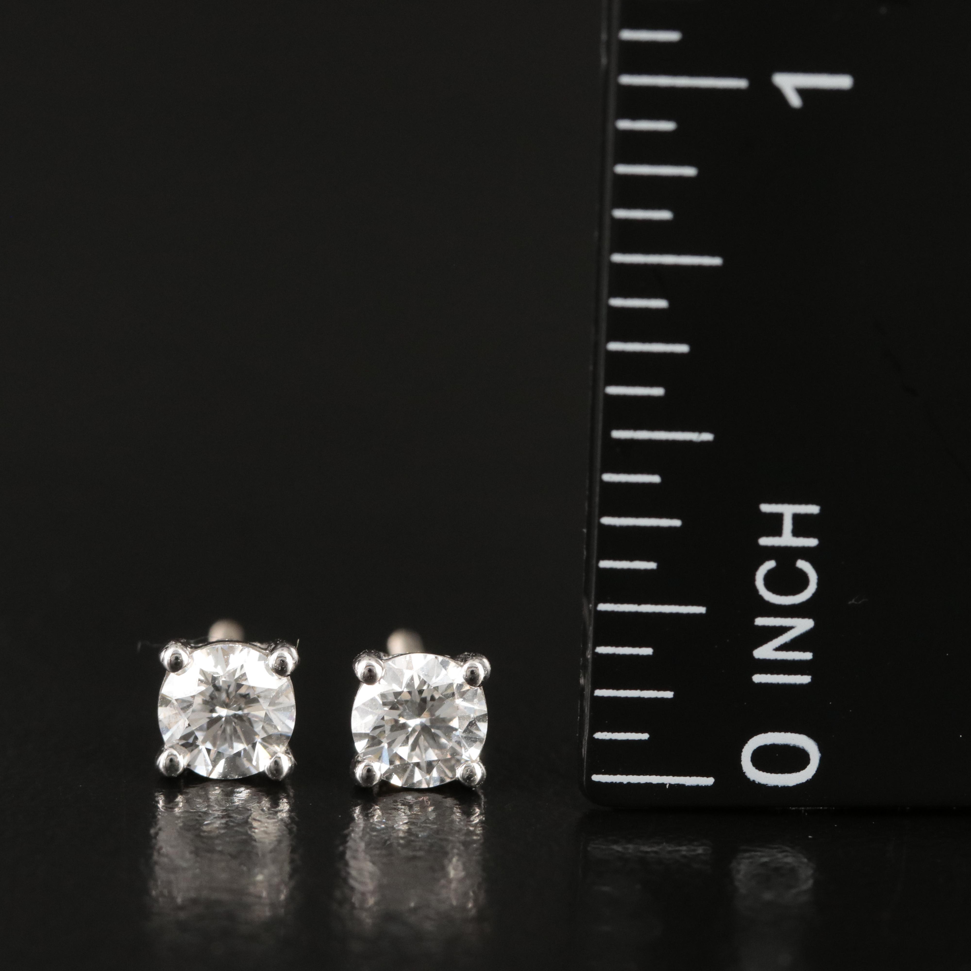 18K 1.00 CTW Lab Grown Diamond Stud Earrings