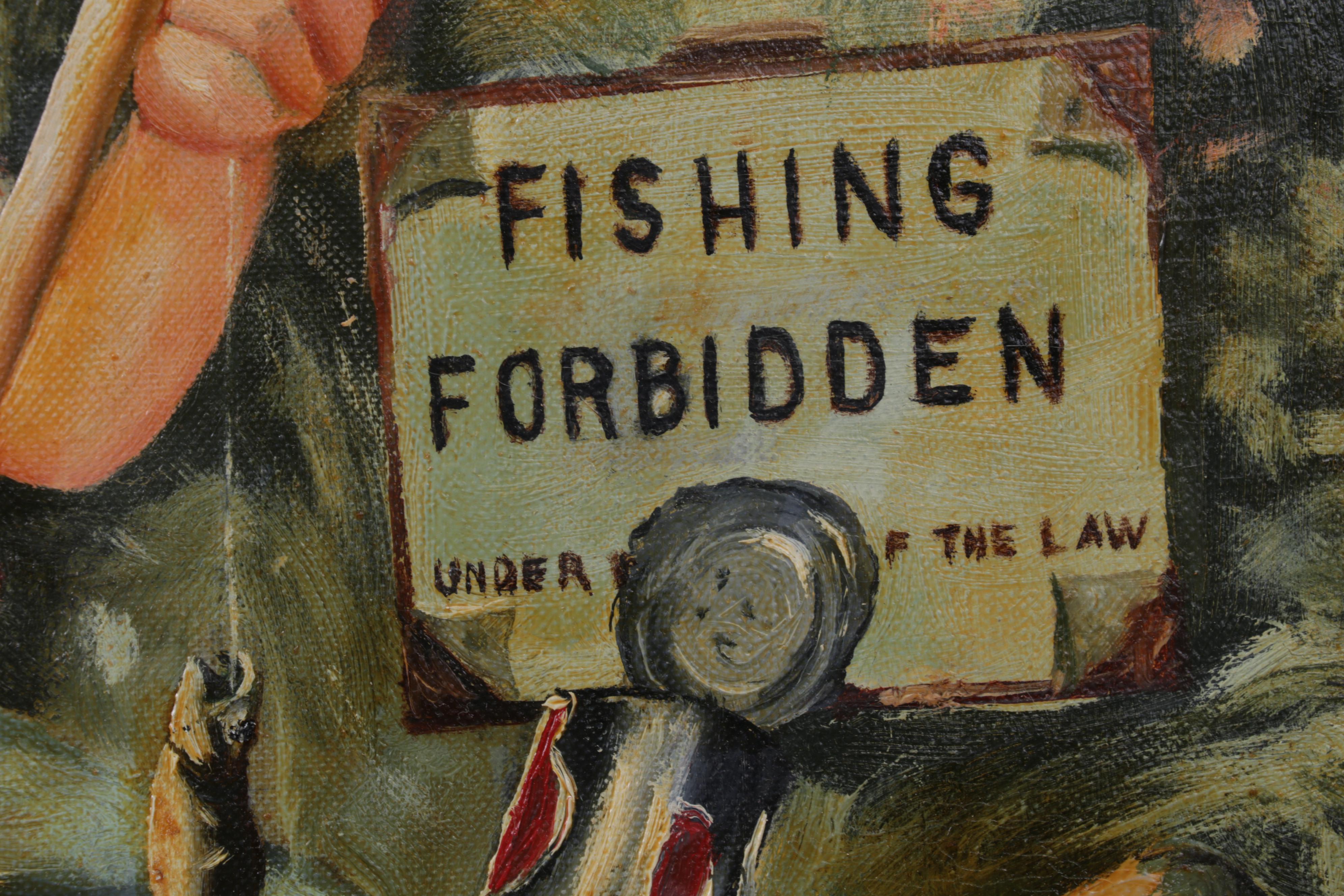 Acrylic Painting After France Tipton Hunter "Trouble Brewing"