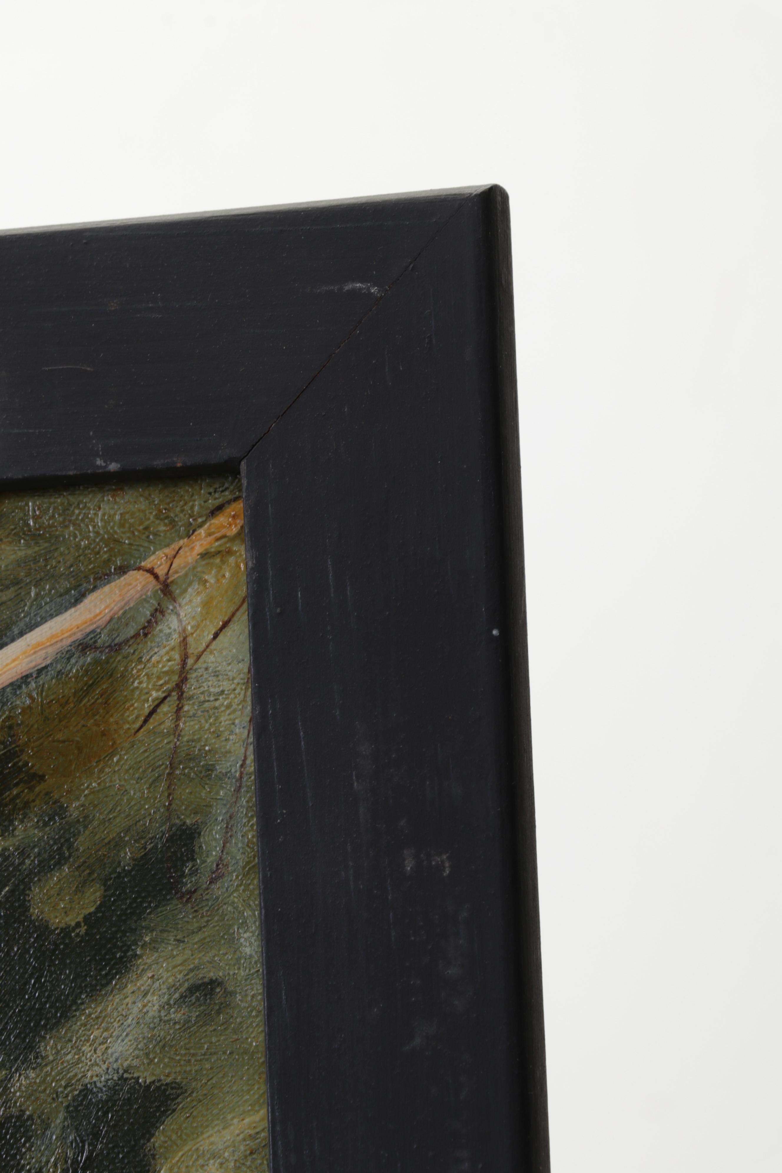 Acrylic Painting After France Tipton Hunter "Trouble Brewing"