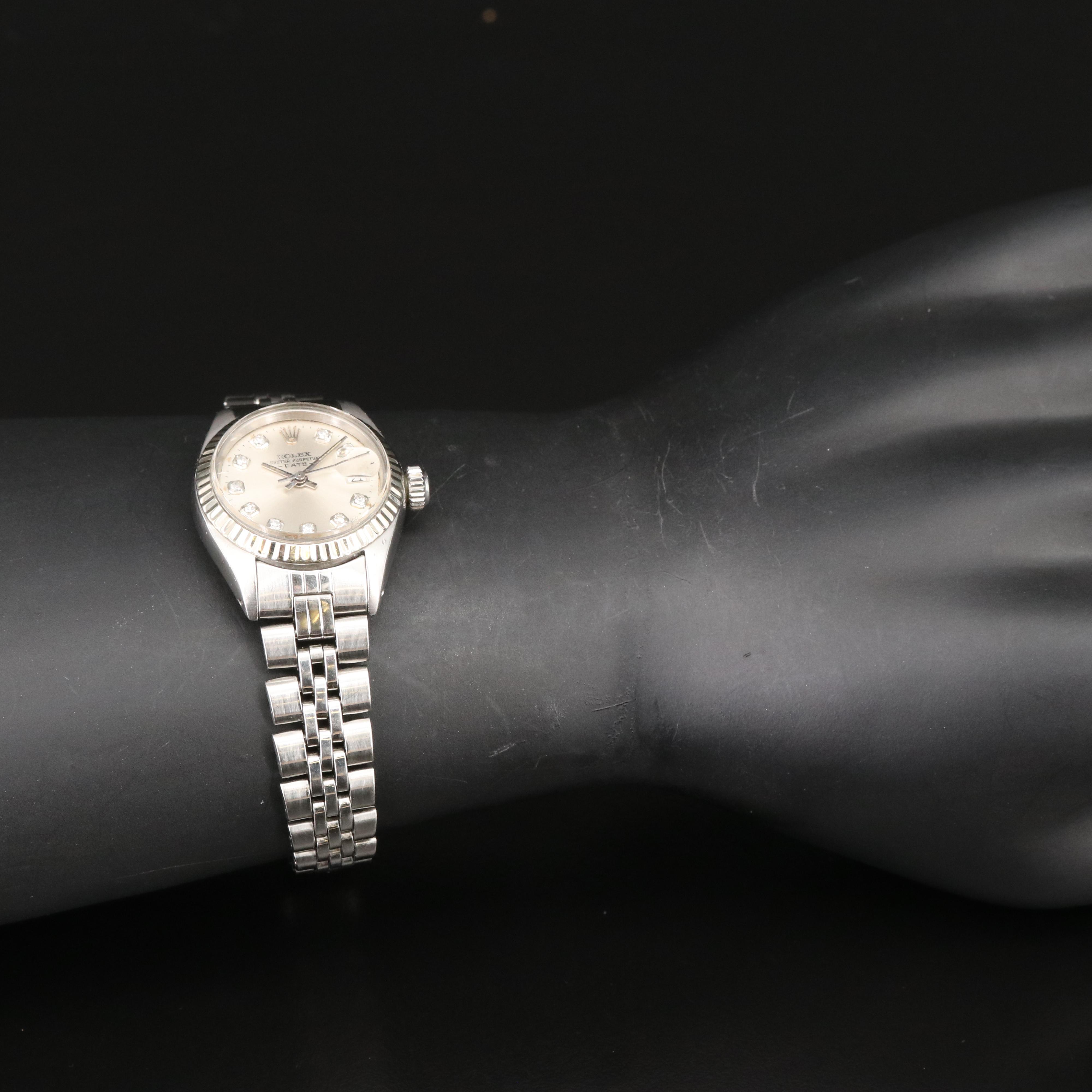 1973 Rolex Oyster Perpetual Date 14K and Stainless Steel Watch