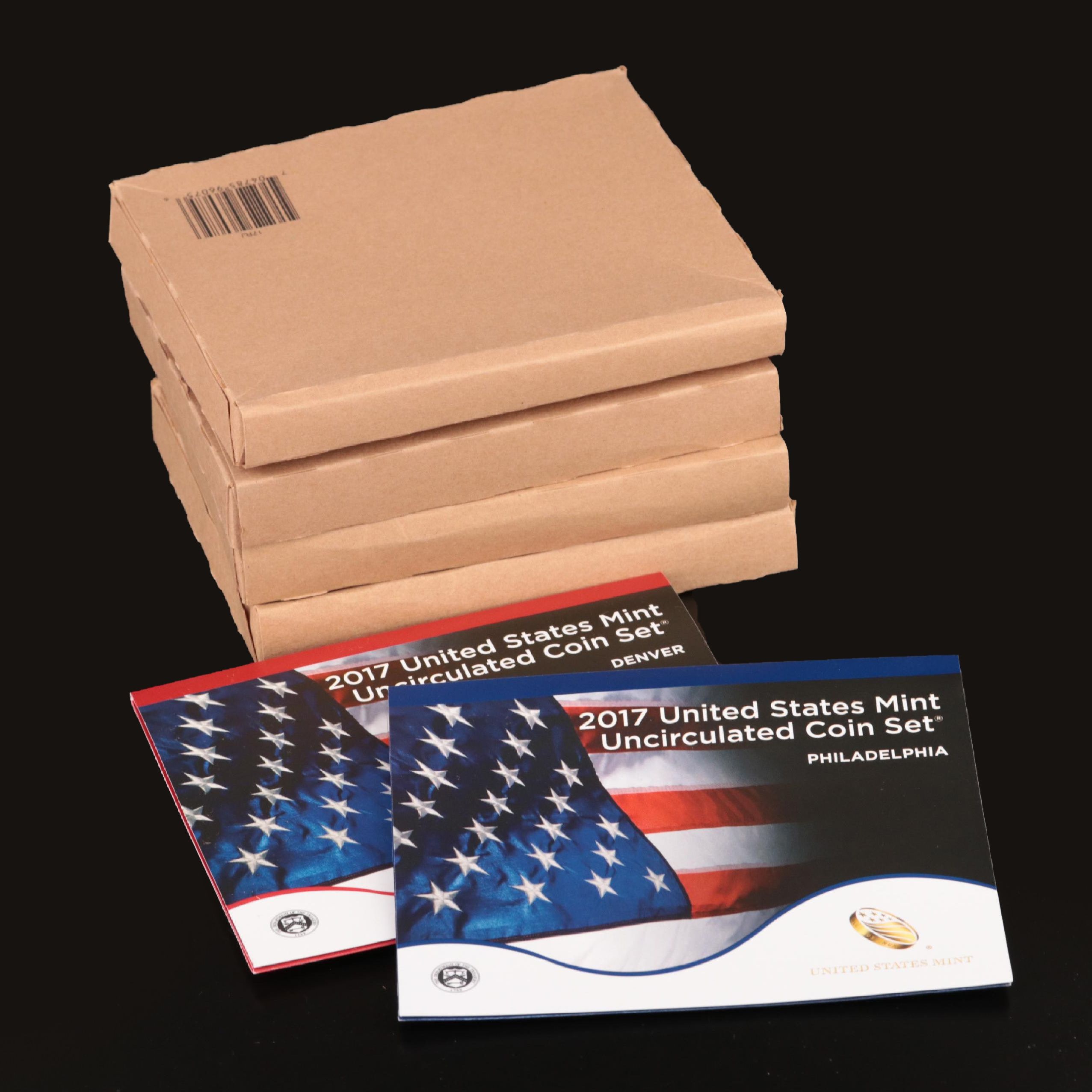 Four U.S. Mint Uncirculated Sets
