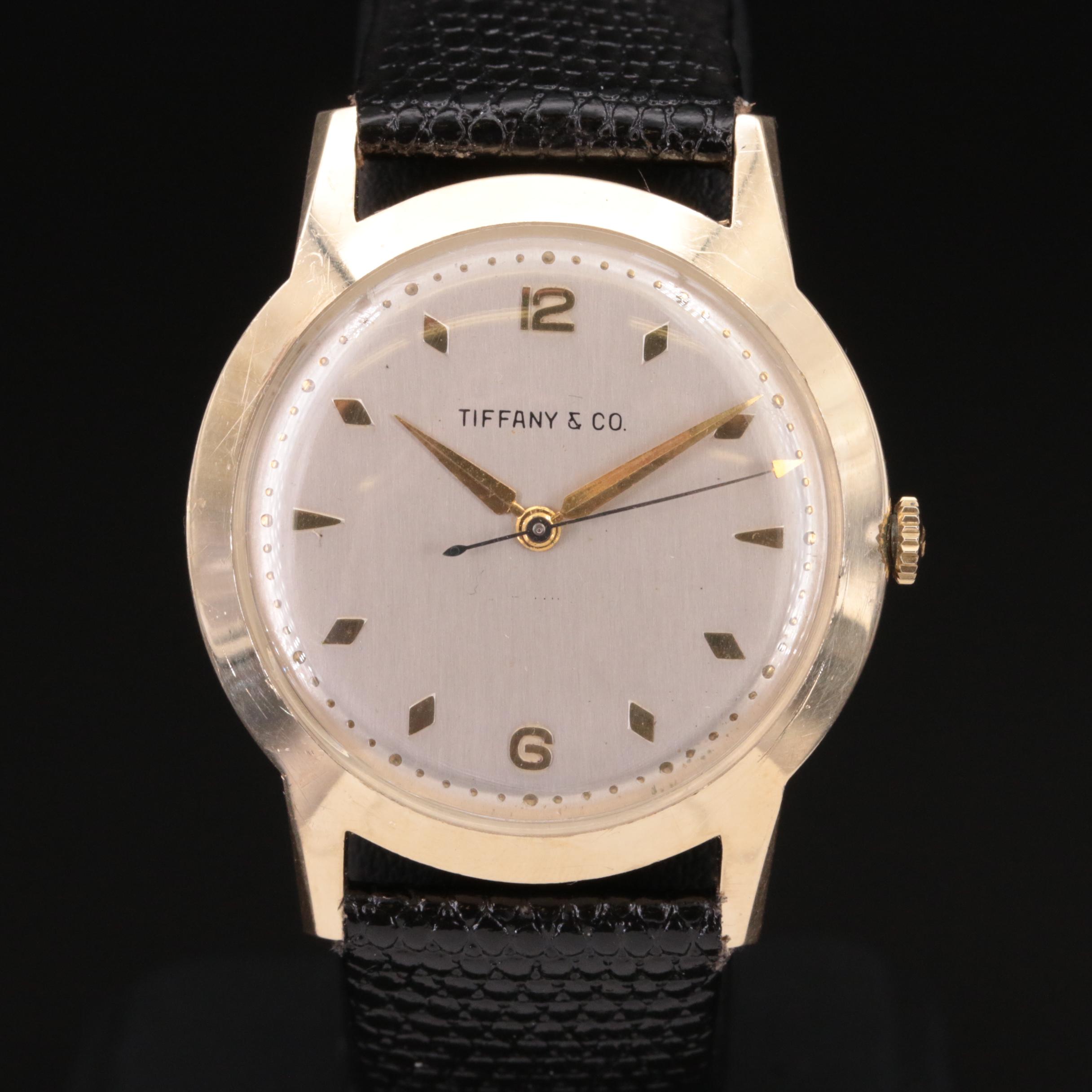 Tiffany & Co. 14K Hand Wind Watch By Movado