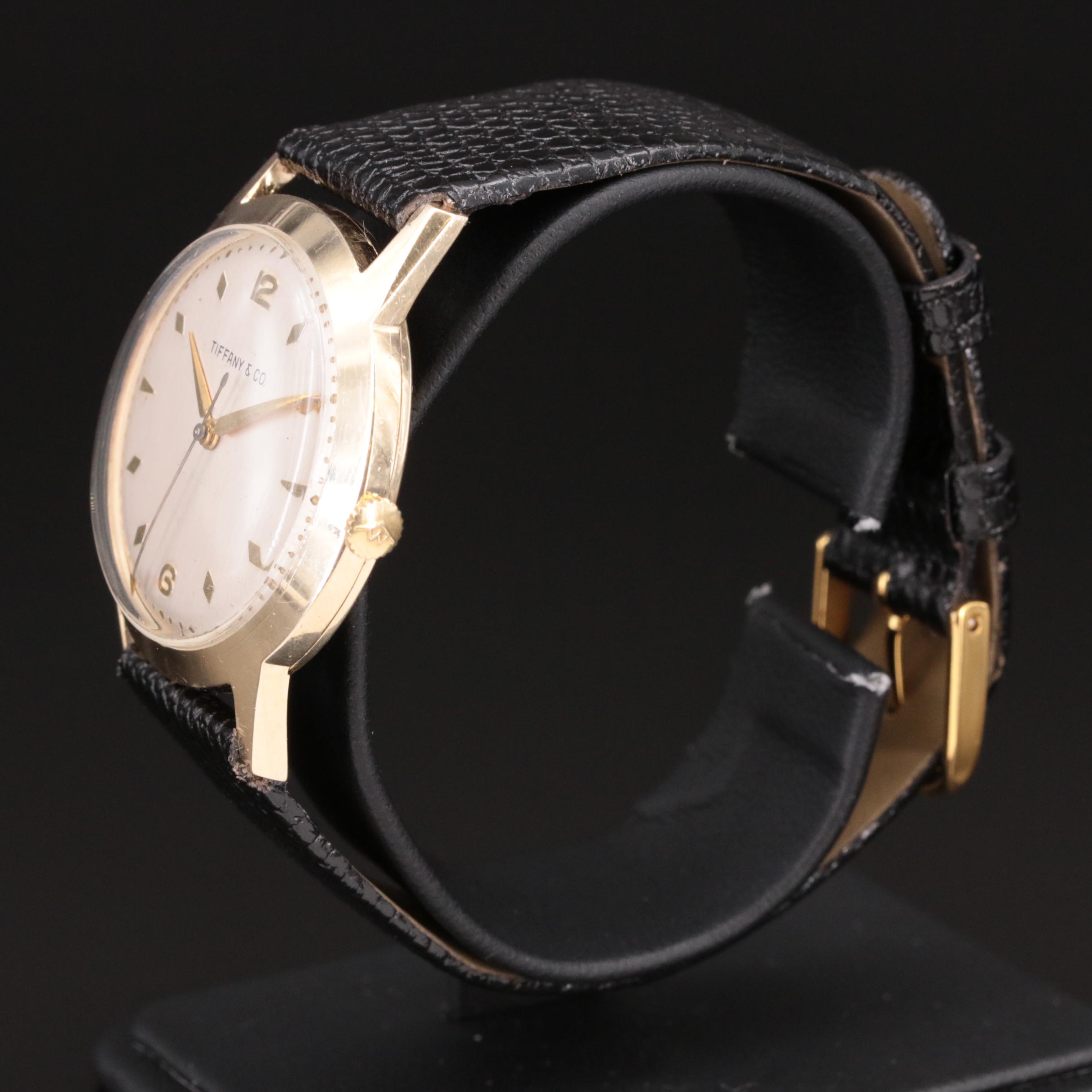 Tiffany & Co. 14K Hand Wind Watch By Movado