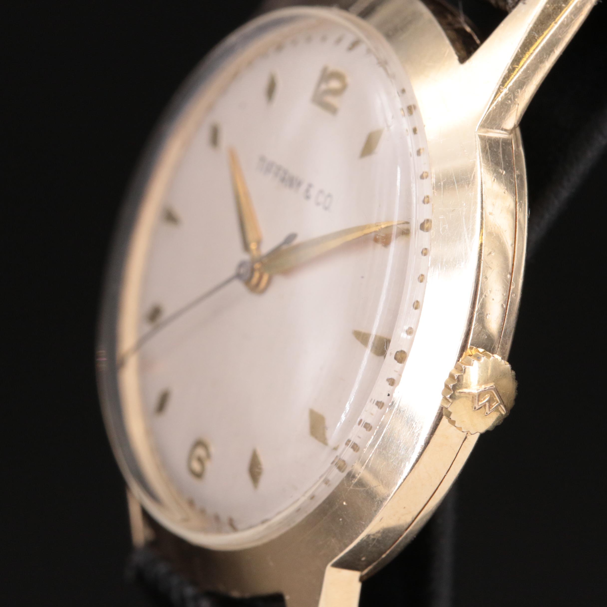 Tiffany & Co. 14K Hand Wind Watch By Movado