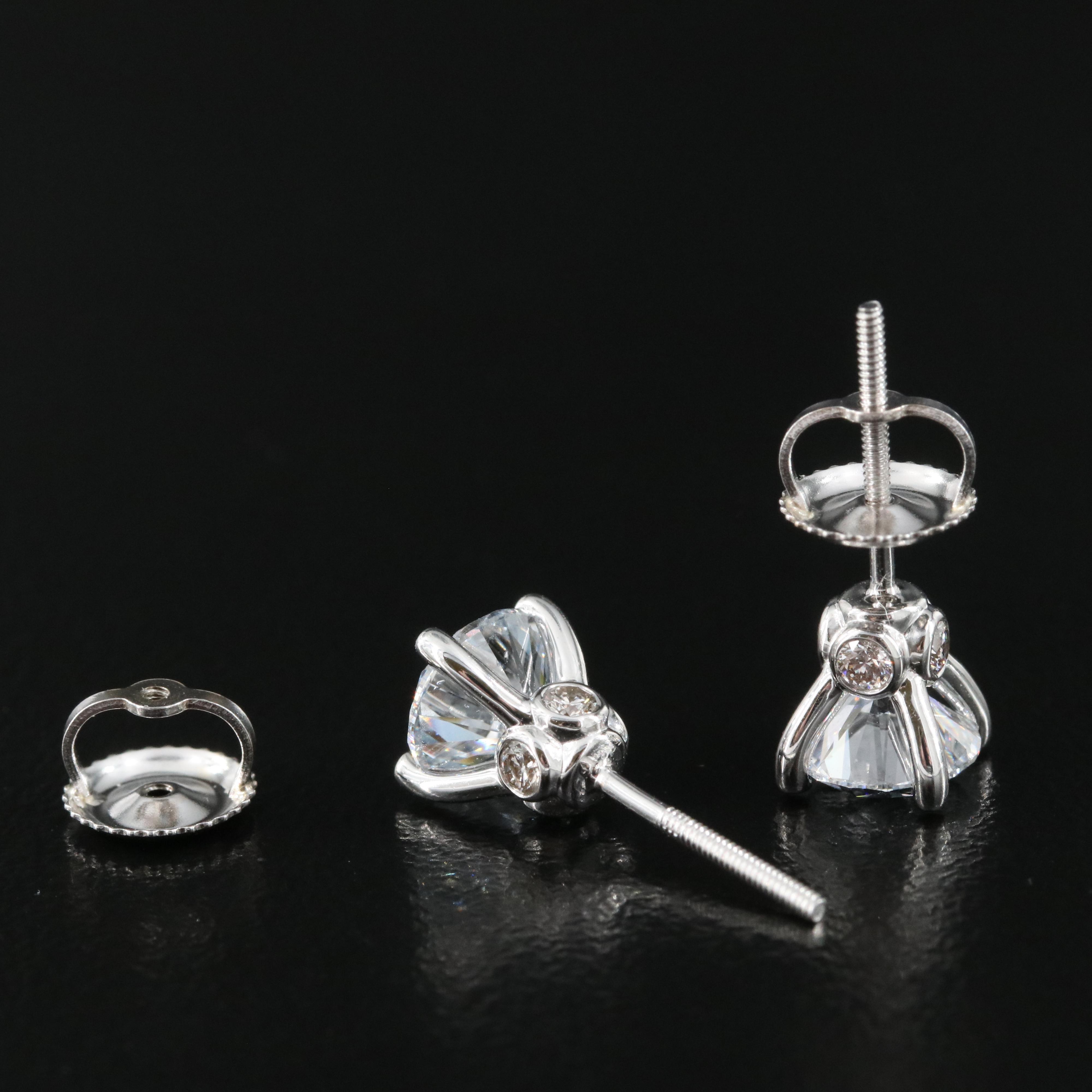 14K 1.86 CTW Lab Grown Diamond Stud Earrings