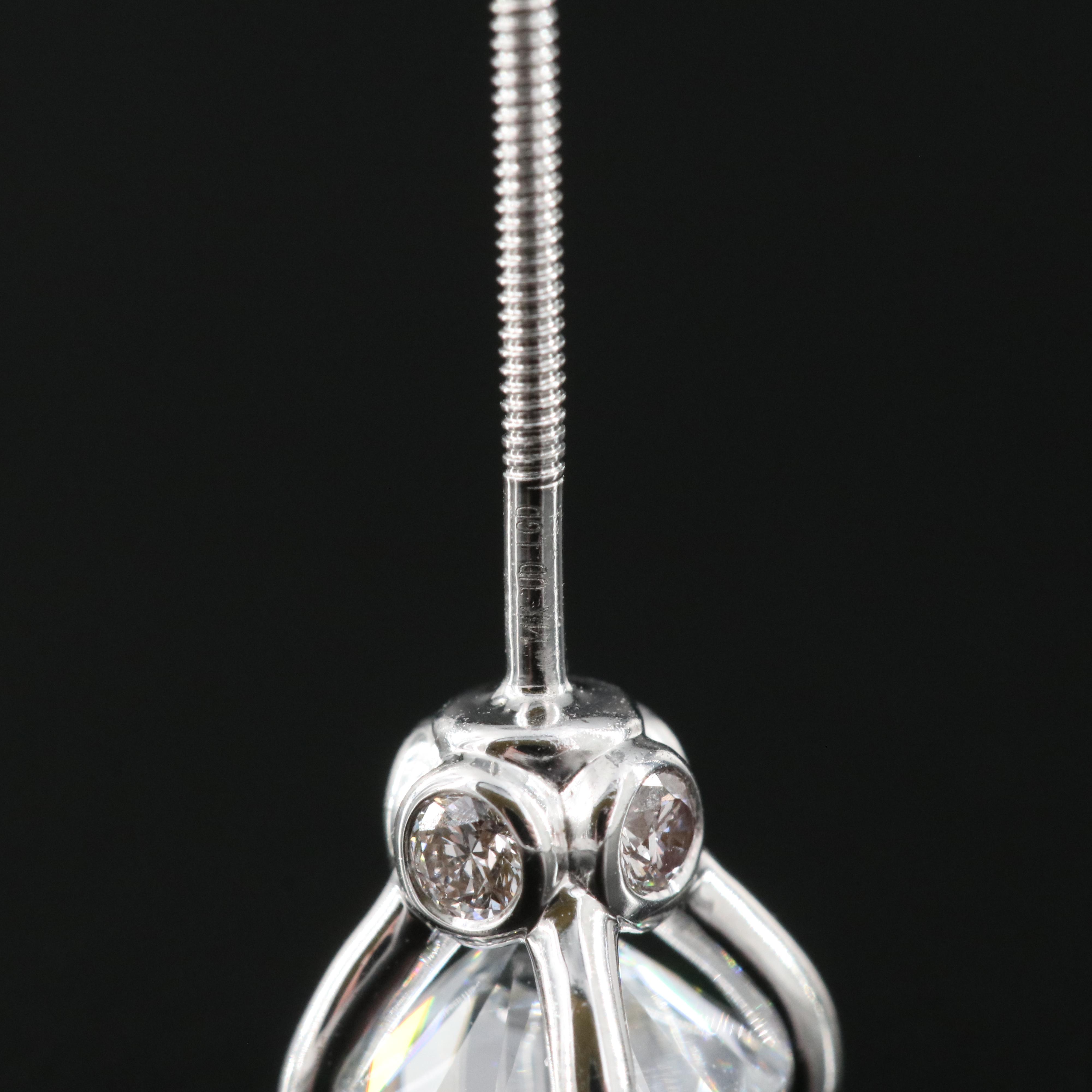 14K 1.86 CTW Lab Grown Diamond Stud Earrings