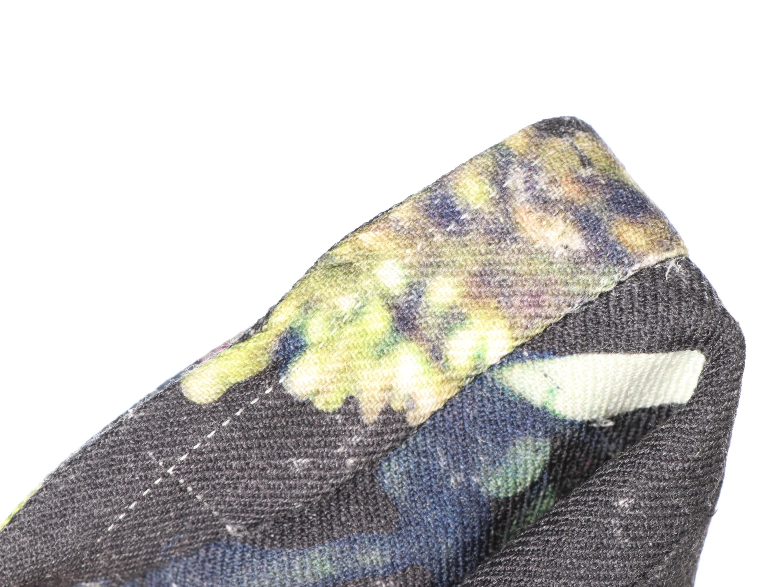 Adam Lippes Floral Print Wide-Leg Wool Trousers