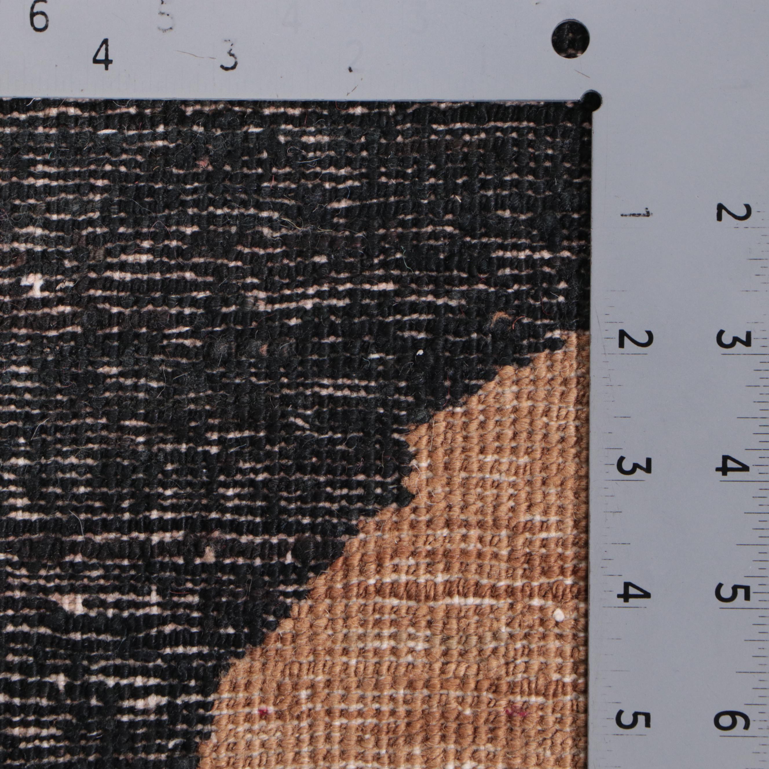 6'5 x 8' Hand-Knotted Indo-Persian Gabbeh Area Rug