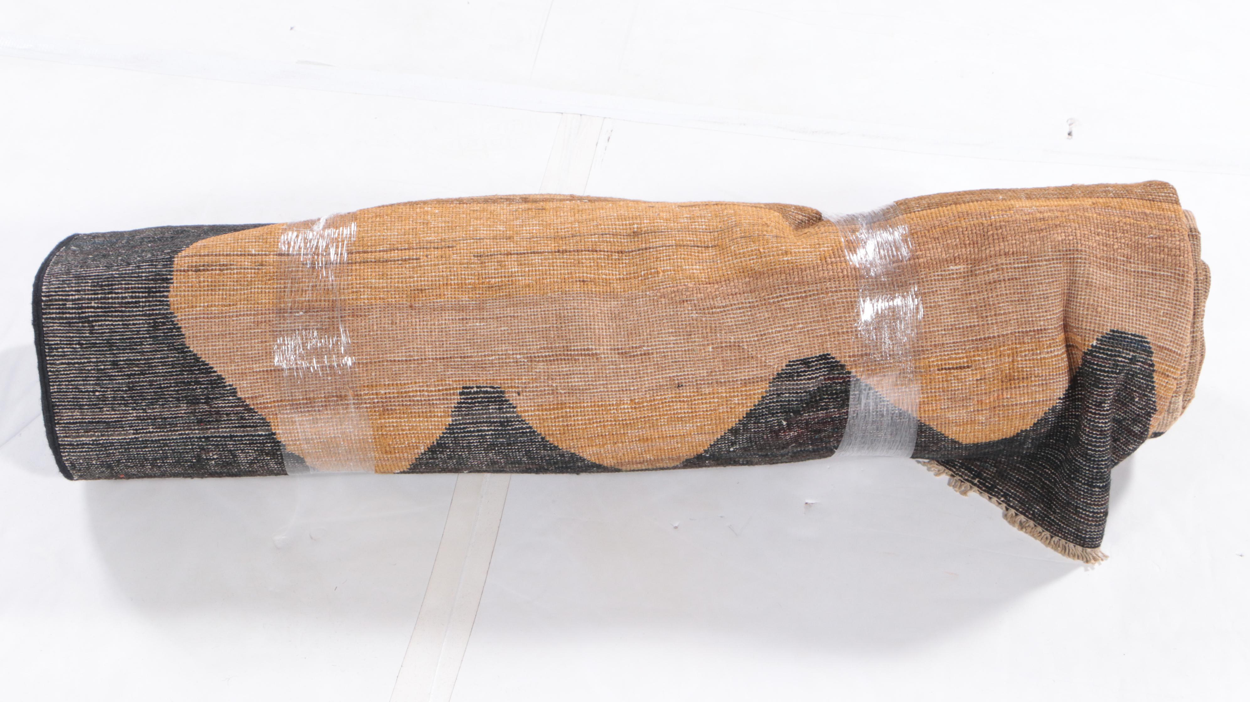 6'5 x 8' Hand-Knotted Indo-Persian Gabbeh Area Rug