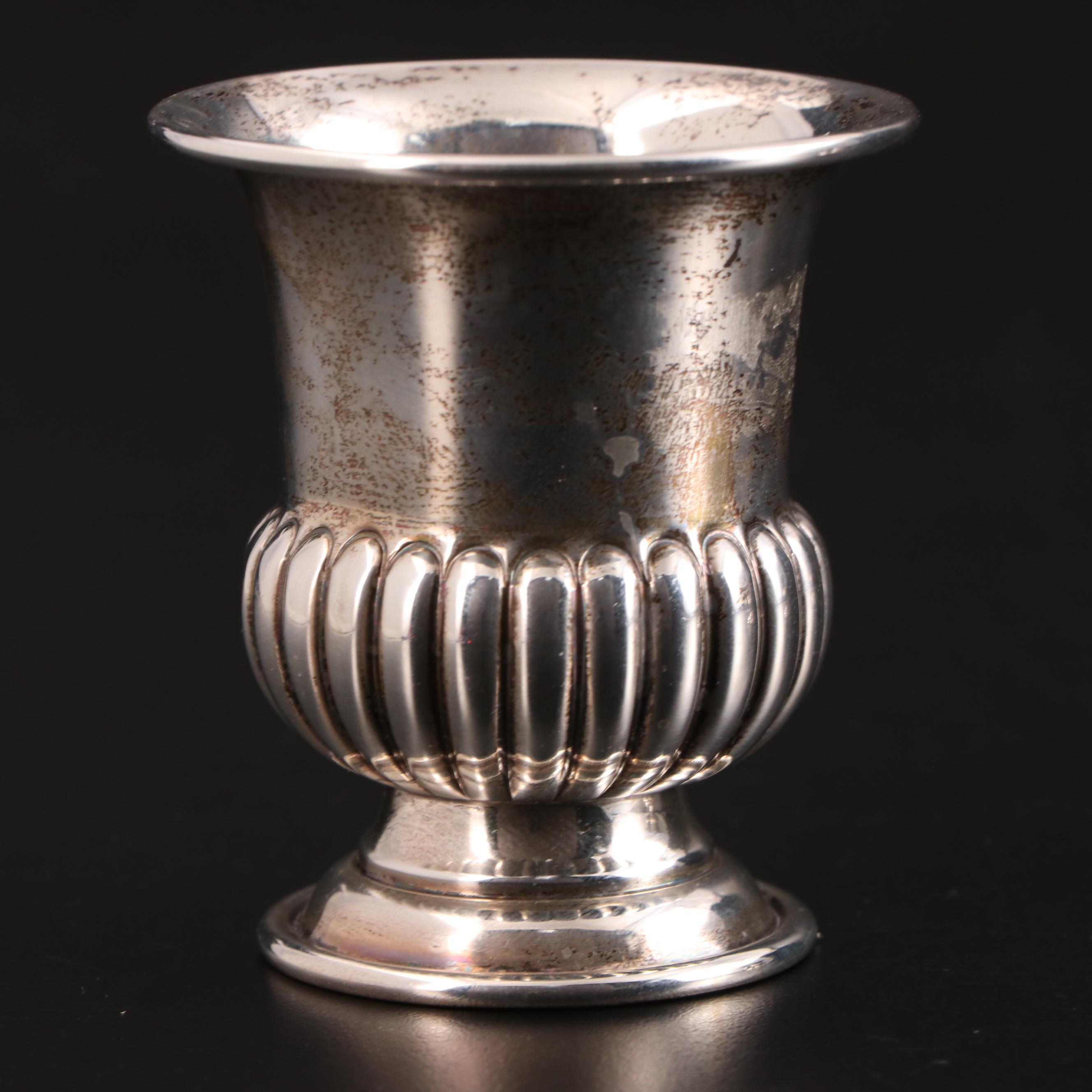 Baldwin & Miller and Otto Reichardt Sterling Toothpick Holders, Early 20th C.