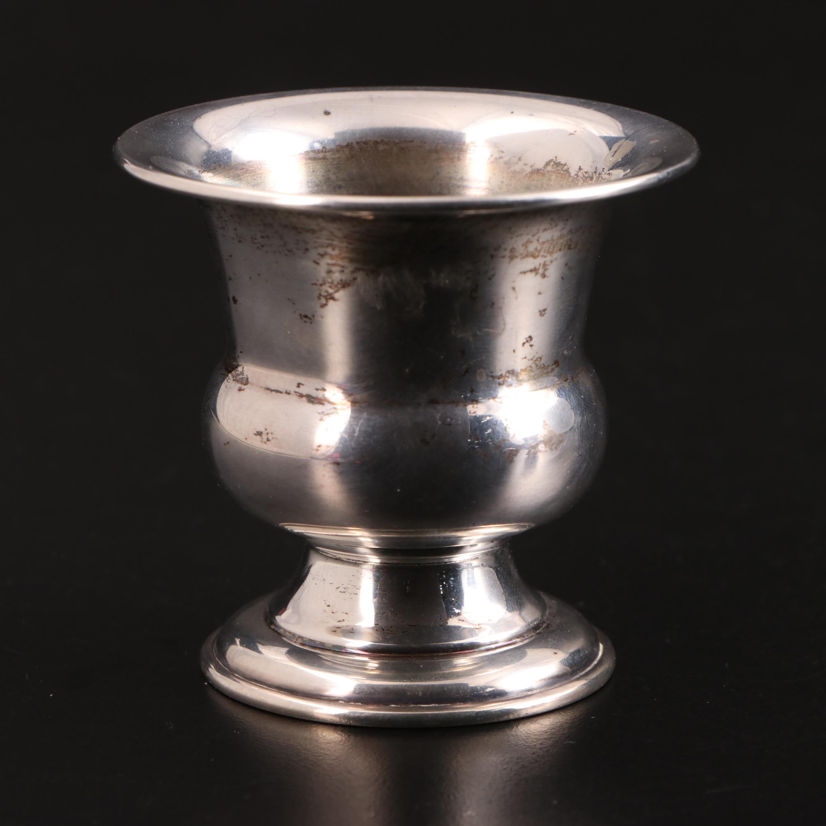 Baldwin & Miller and Otto Reichardt Sterling Toothpick Holders, Early 20th C.