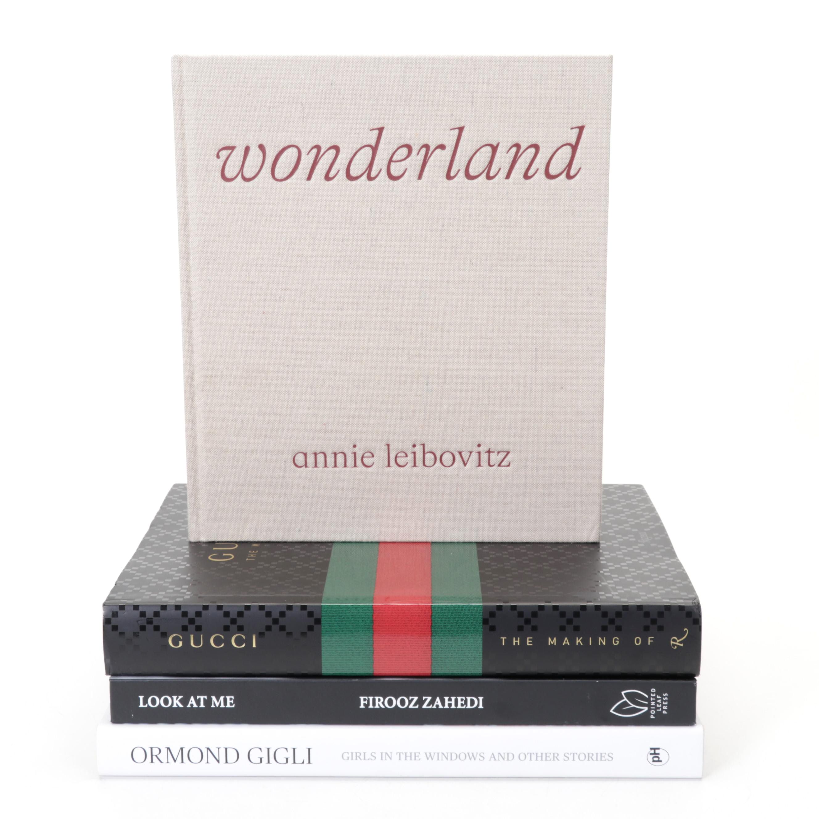 First Edition "Wonderland" by Annie Leibovitz and More Art and Fashion Books