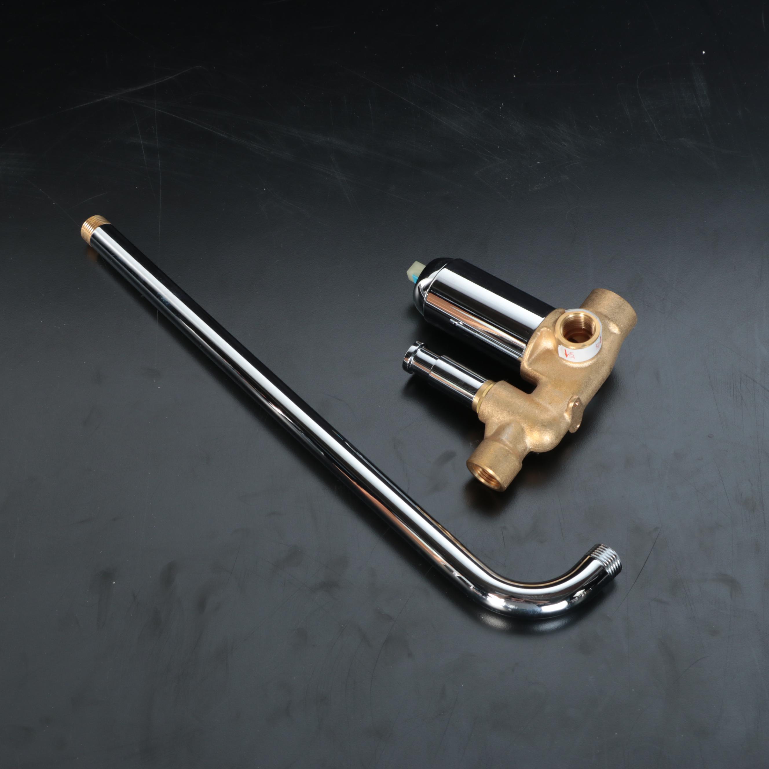 Shower System with Rainfall Showerhead, Hand Shower and Linear Shower Drain