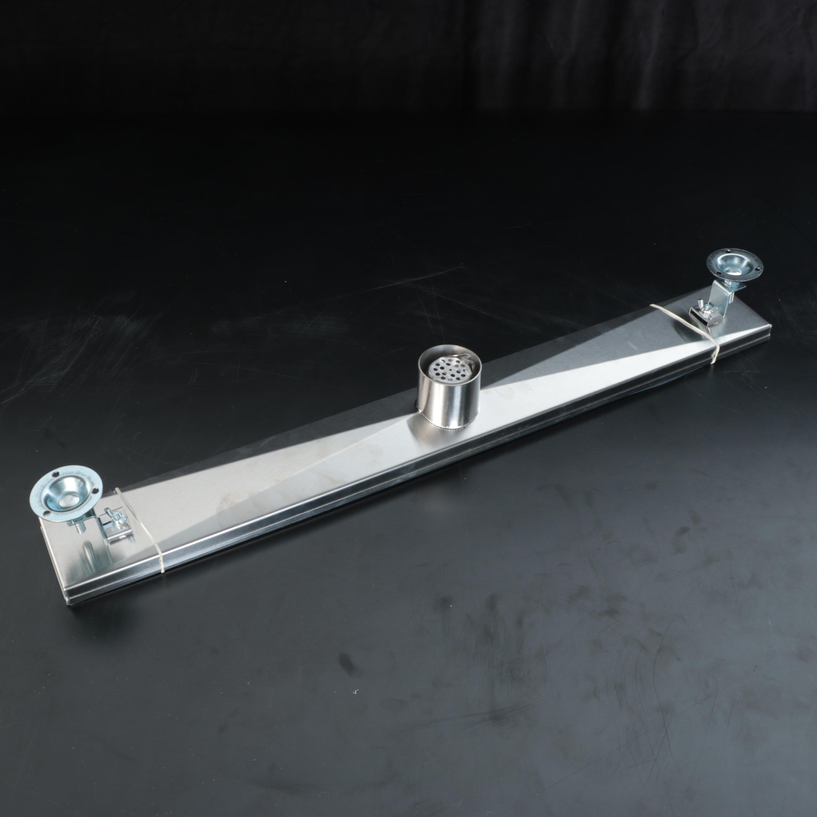 Shower System with Rainfall Showerhead, Hand Shower and Linear Shower Drain