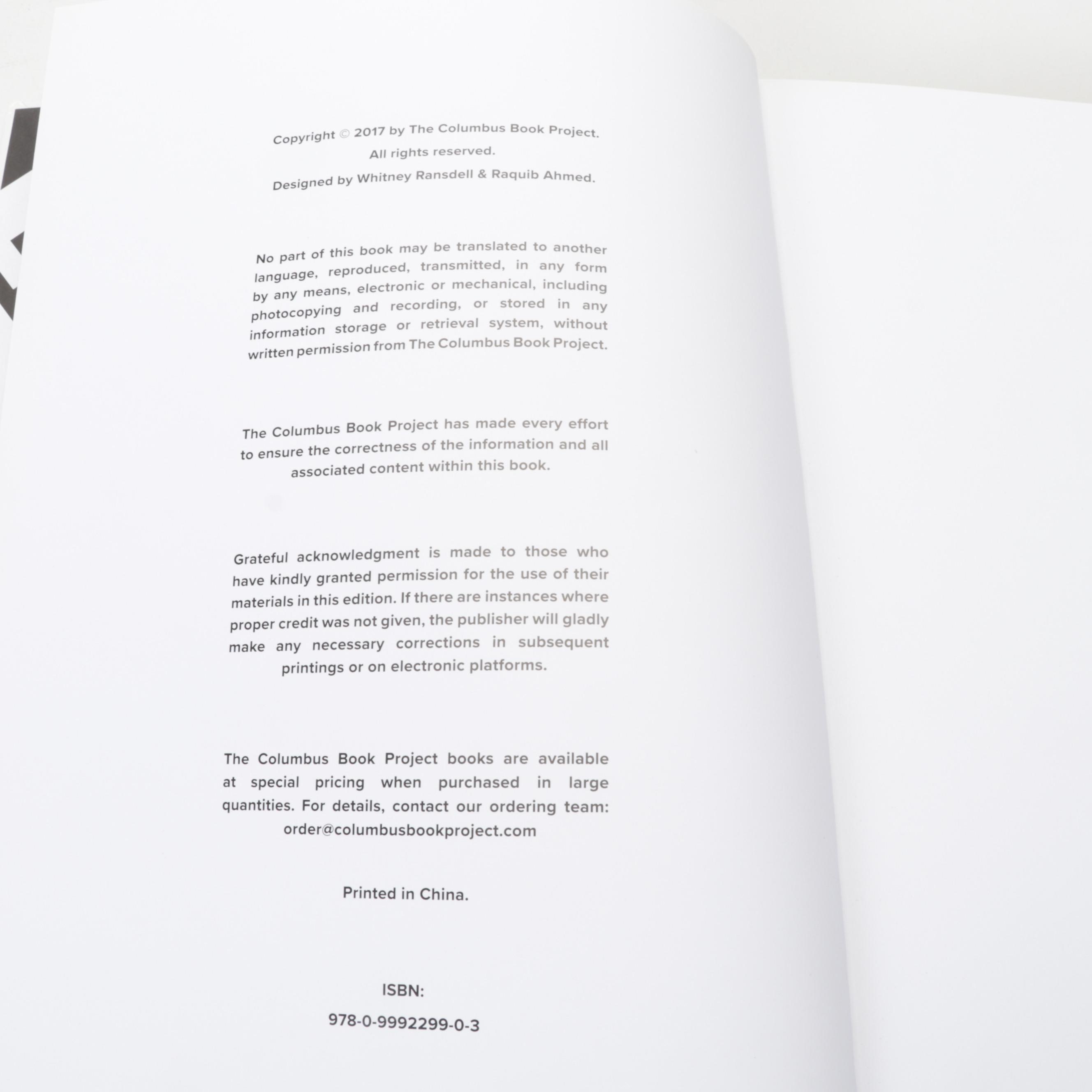 "Columbus: A Book Project" Two-Volume Immerse Set and More Books