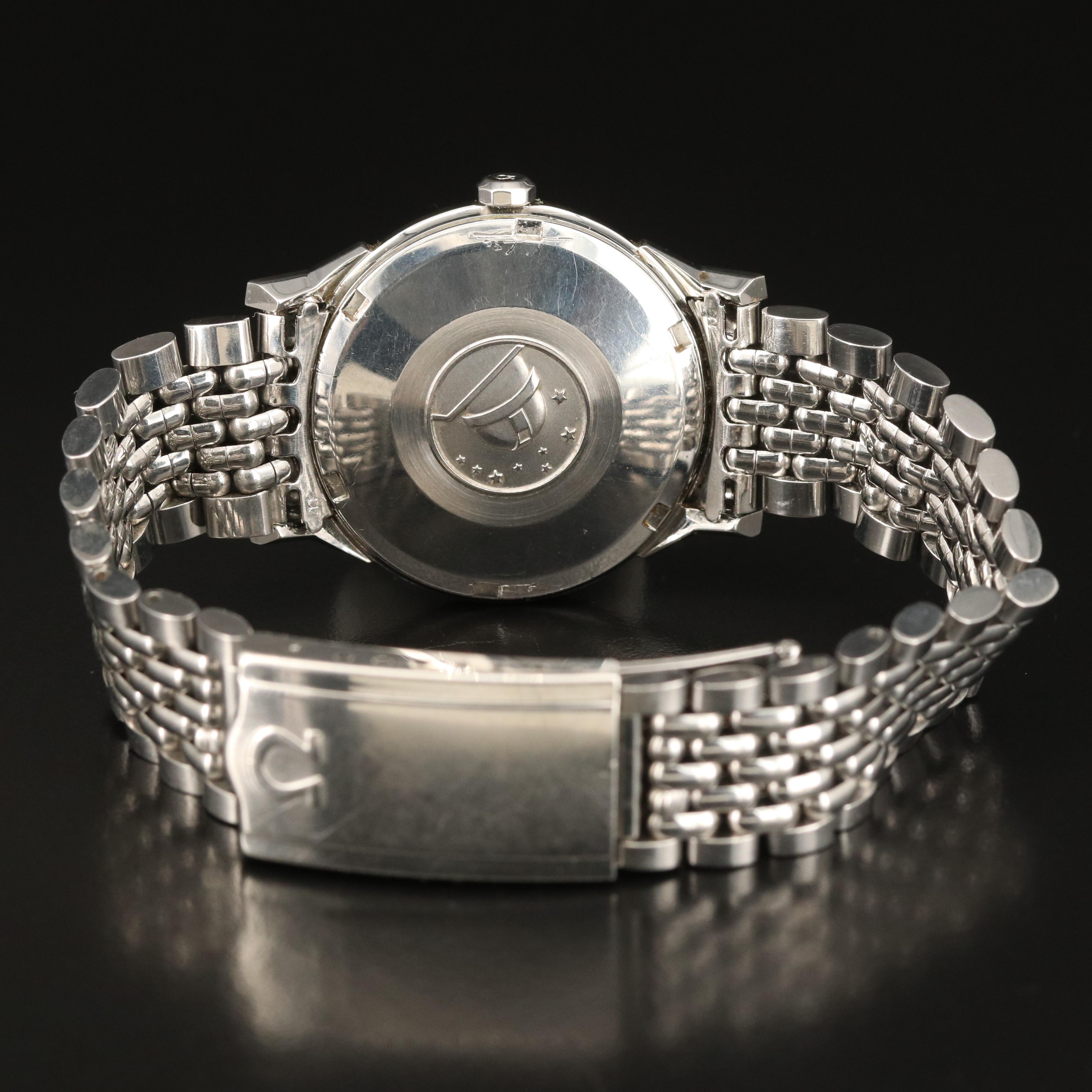 1963 Omega Constellation Pie Pan Cross Hair Dial Watch