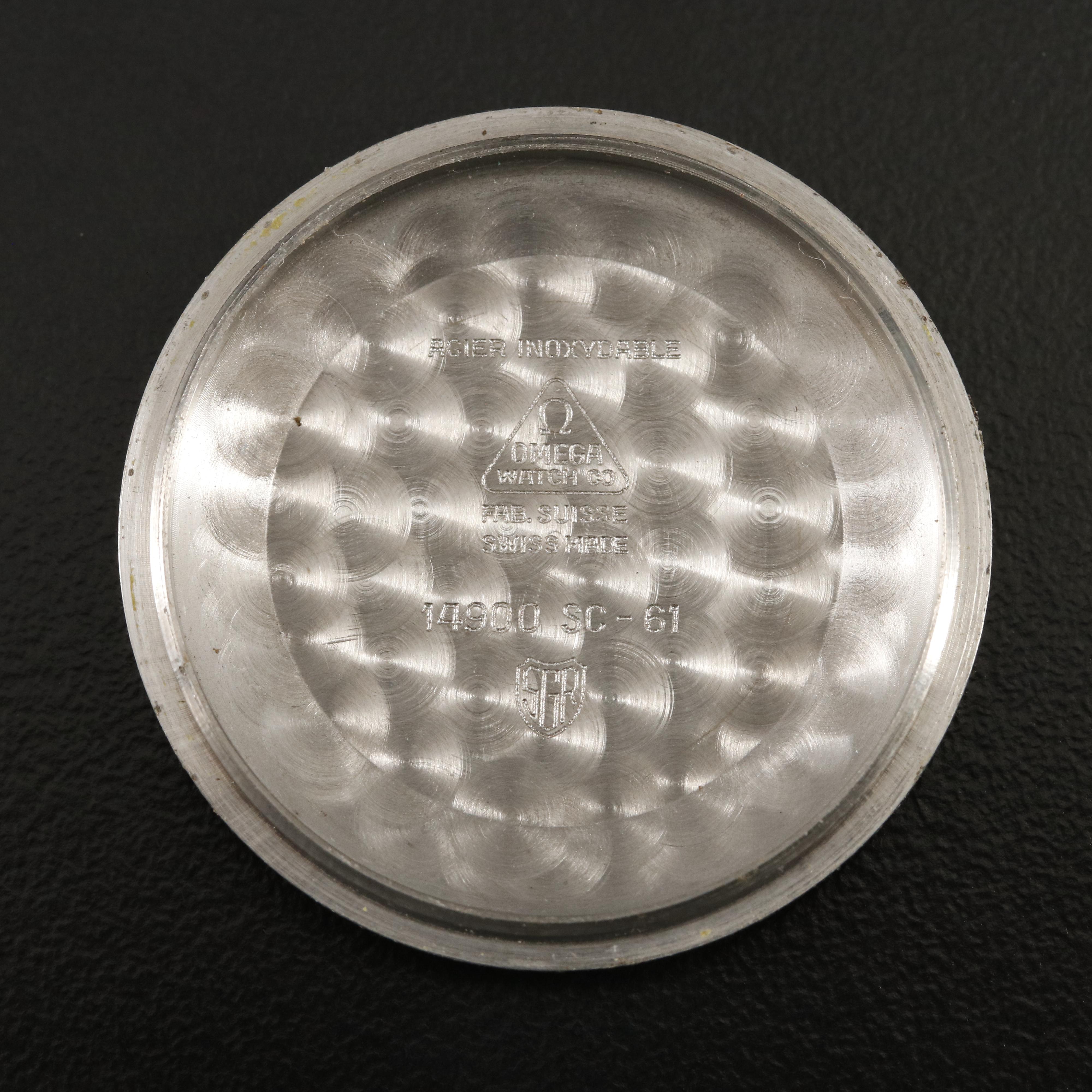 1963 Omega Constellation Pie Pan Cross Hair Dial Watch