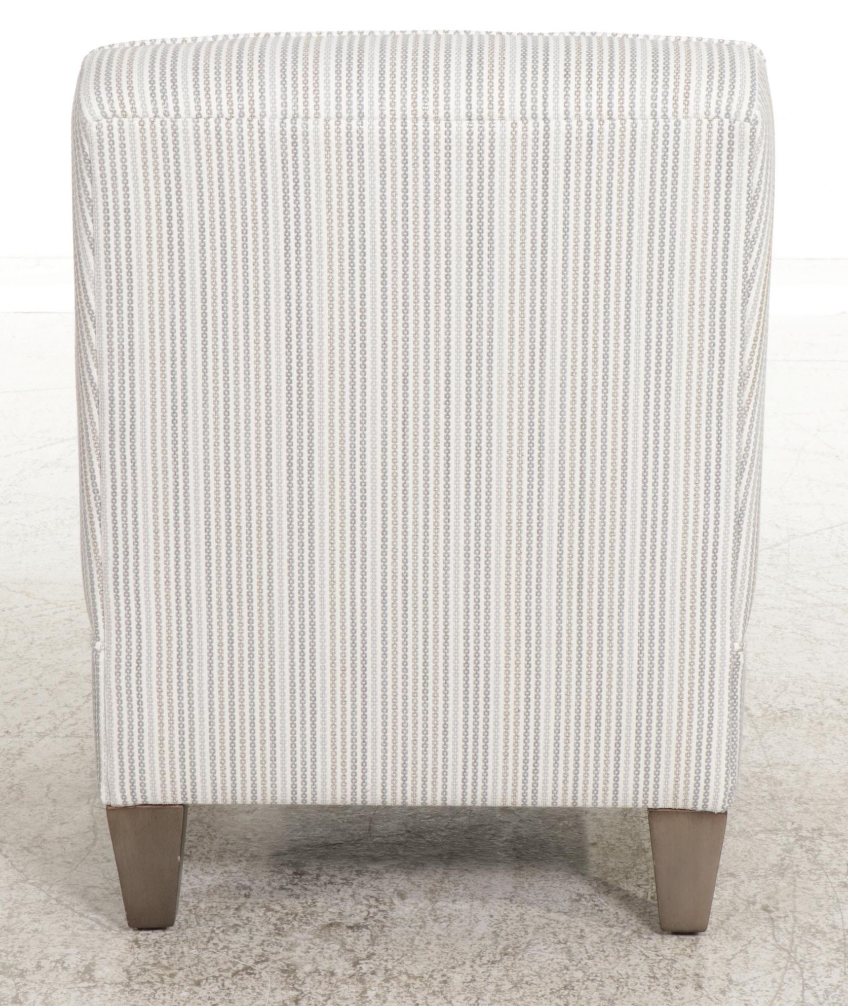 Contemporary Custom-Upholstered Slipper Chair