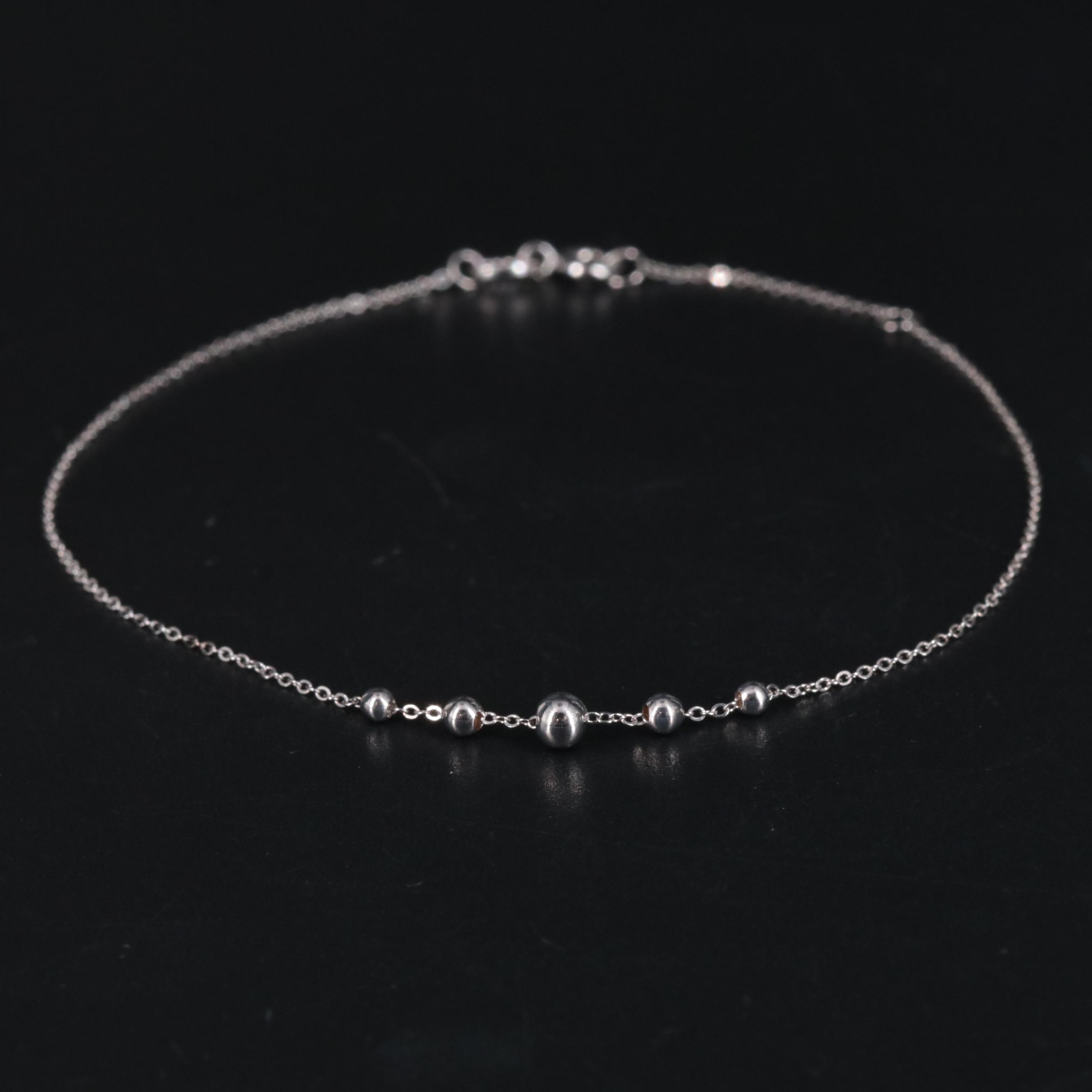 14K Cable Chain Bracelet