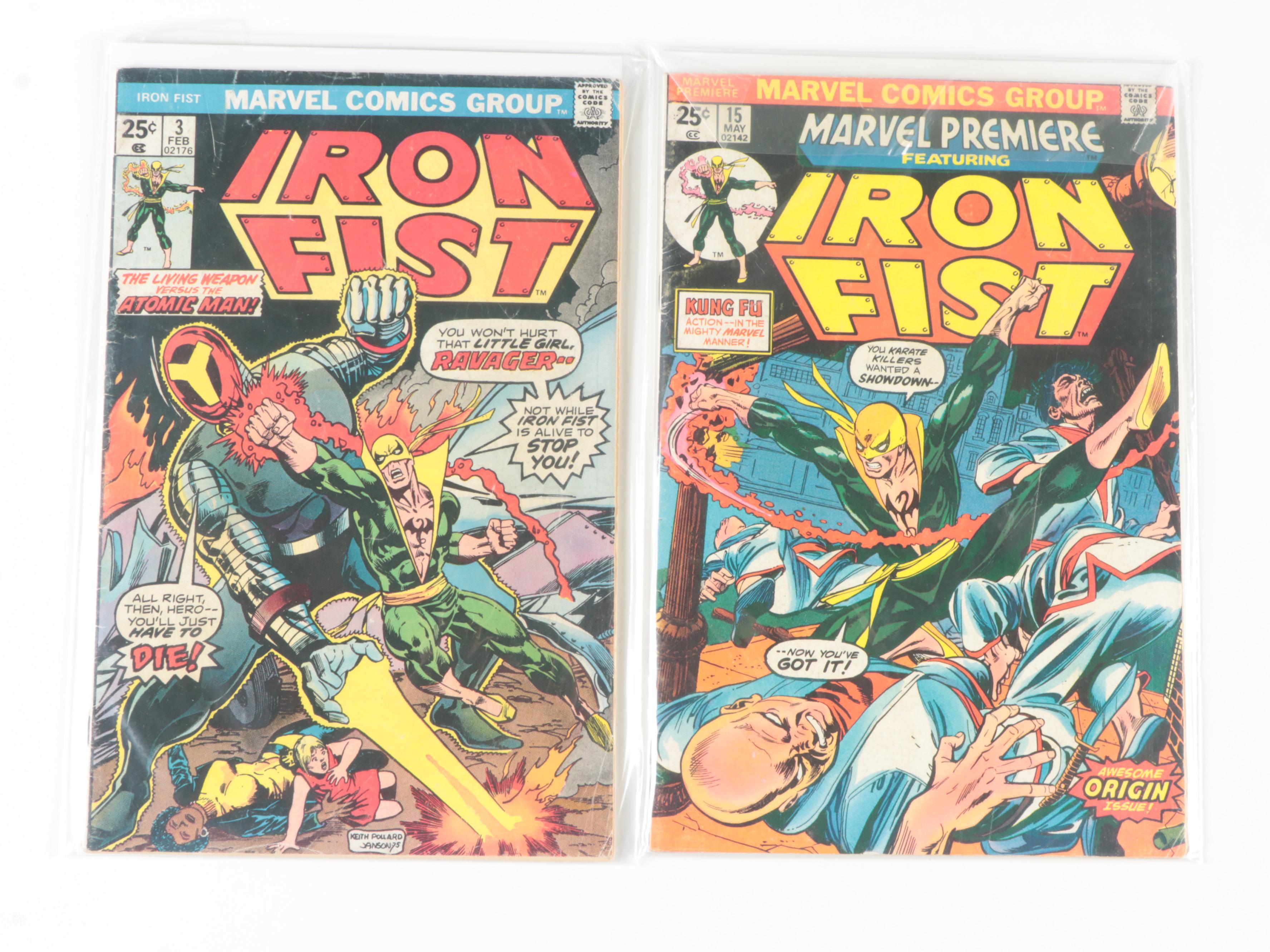 Bronze Age Marvel Iron Fist #1–18, #24 and #25 Comic Books