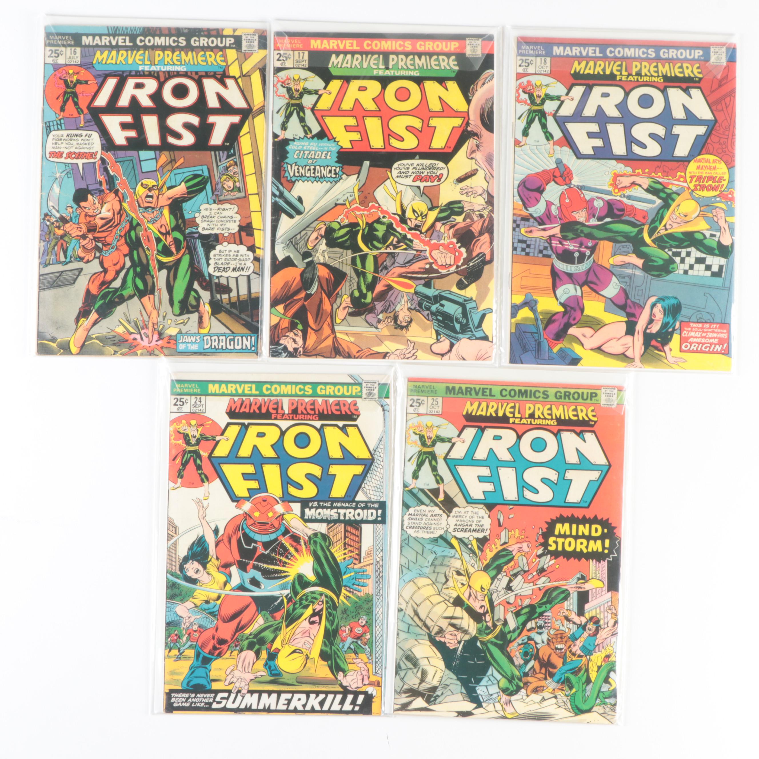 Bronze Age Marvel Iron Fist #1–18, #24 and #25 Comic Books