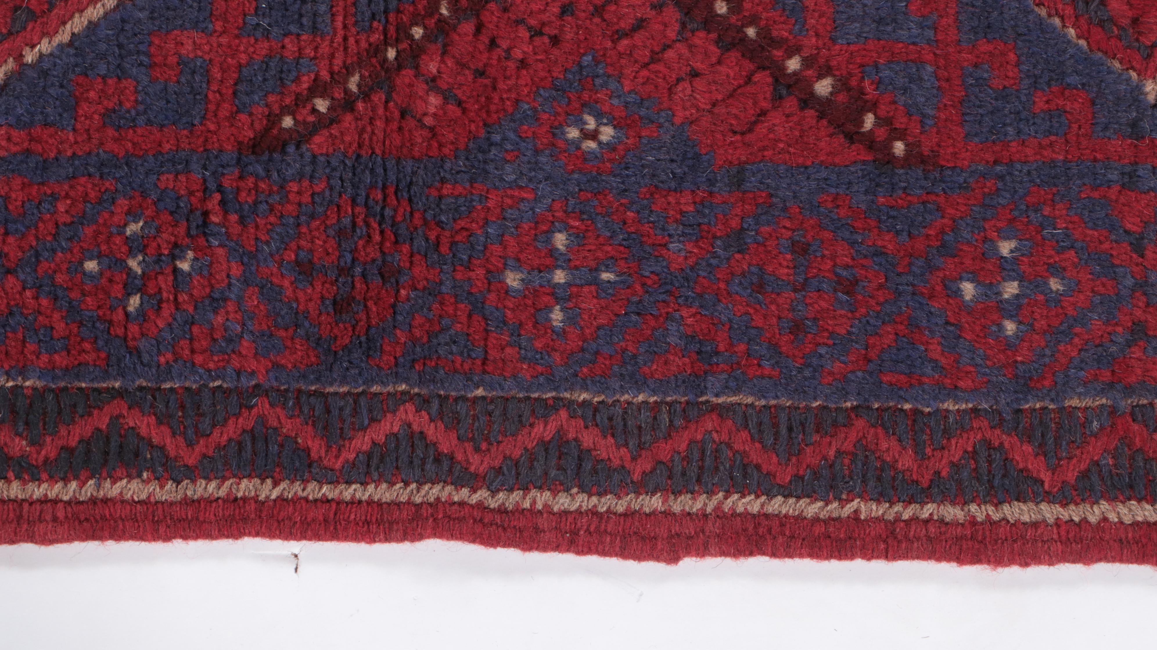 2'2 x 8'9 Hand-Knotted Afghan Kunduz Carpet Runner