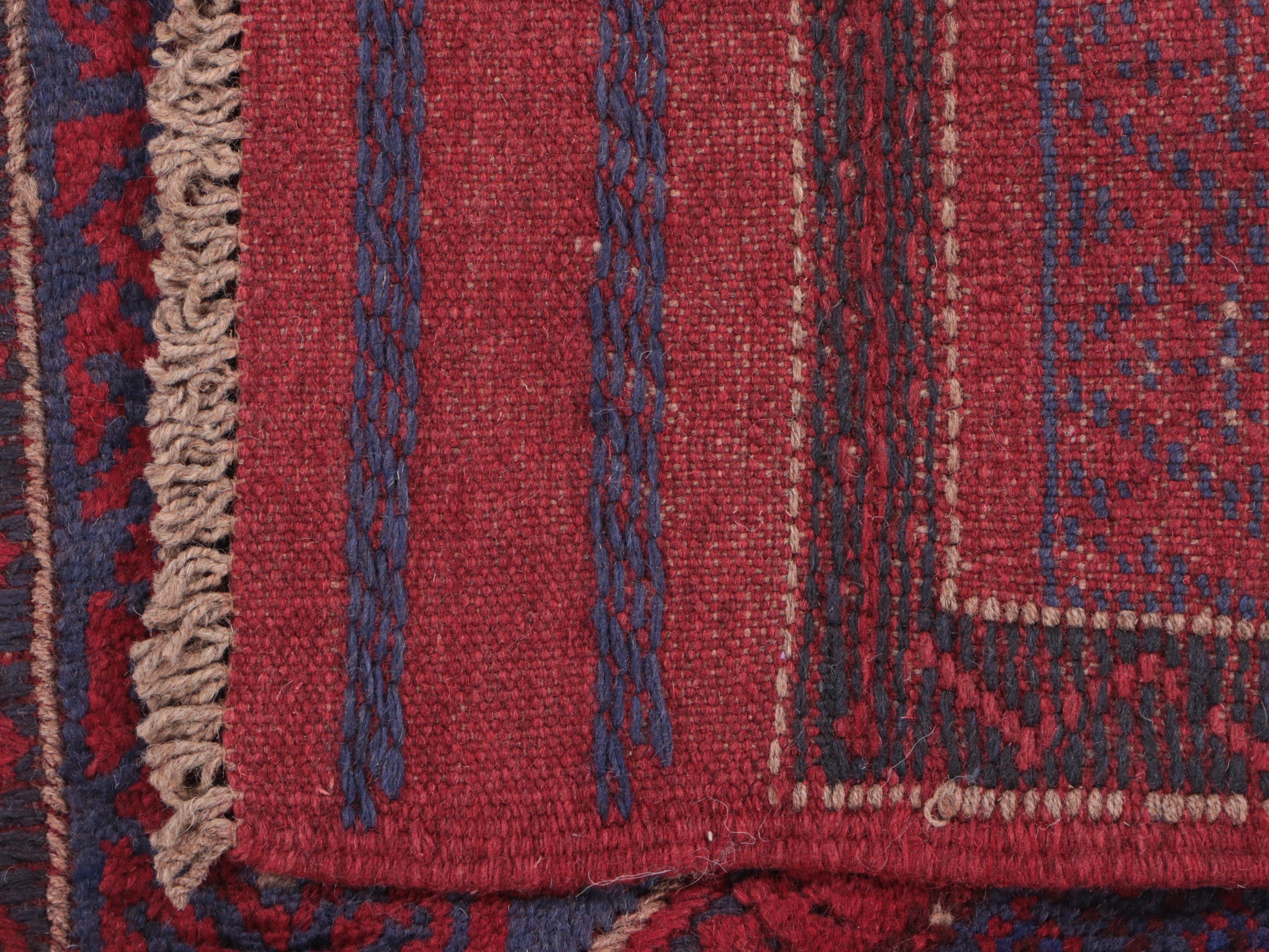 2'2 x 8'9 Hand-Knotted Afghan Kunduz Carpet Runner