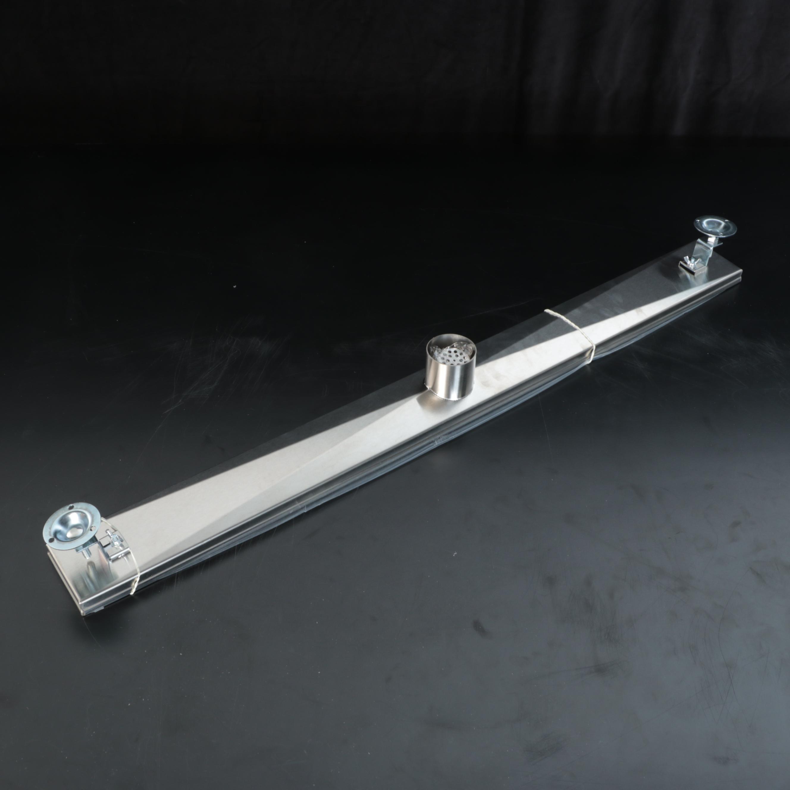 Shower System with Rainfall Showerhead, Hand Shower and Linear Shower Drain