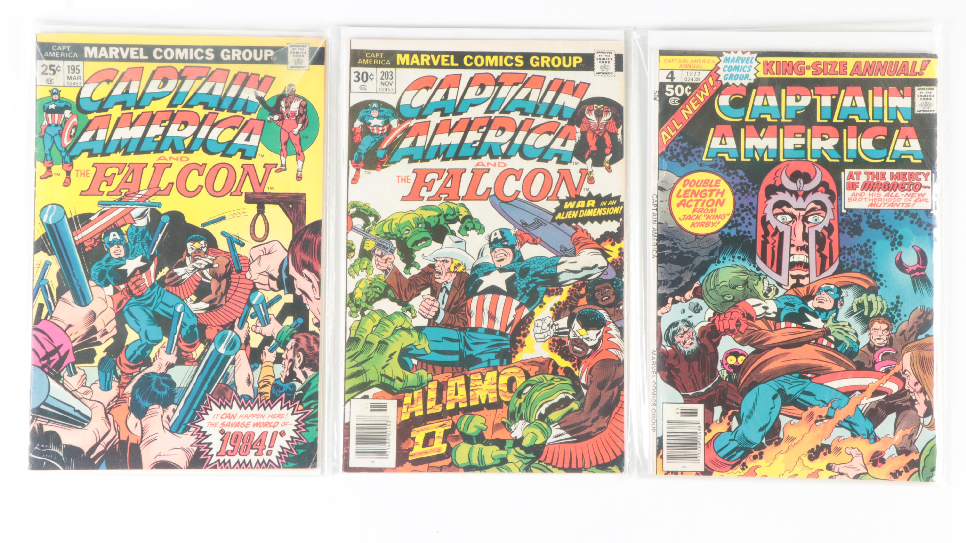 Marvel Captain America and The Falcon and Captain America Annual Comics