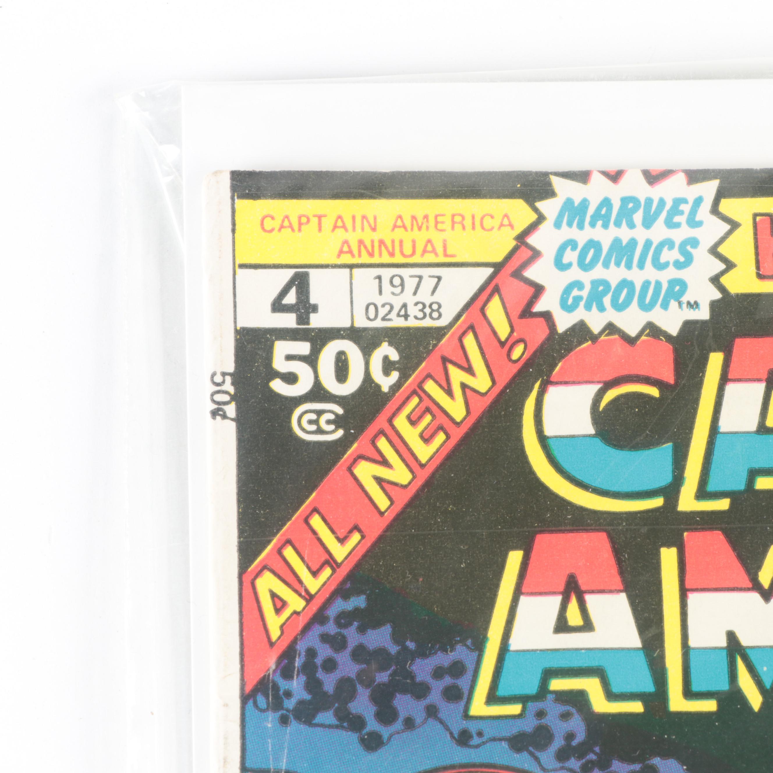 Marvel Captain America and The Falcon and Captain America Annual Comics