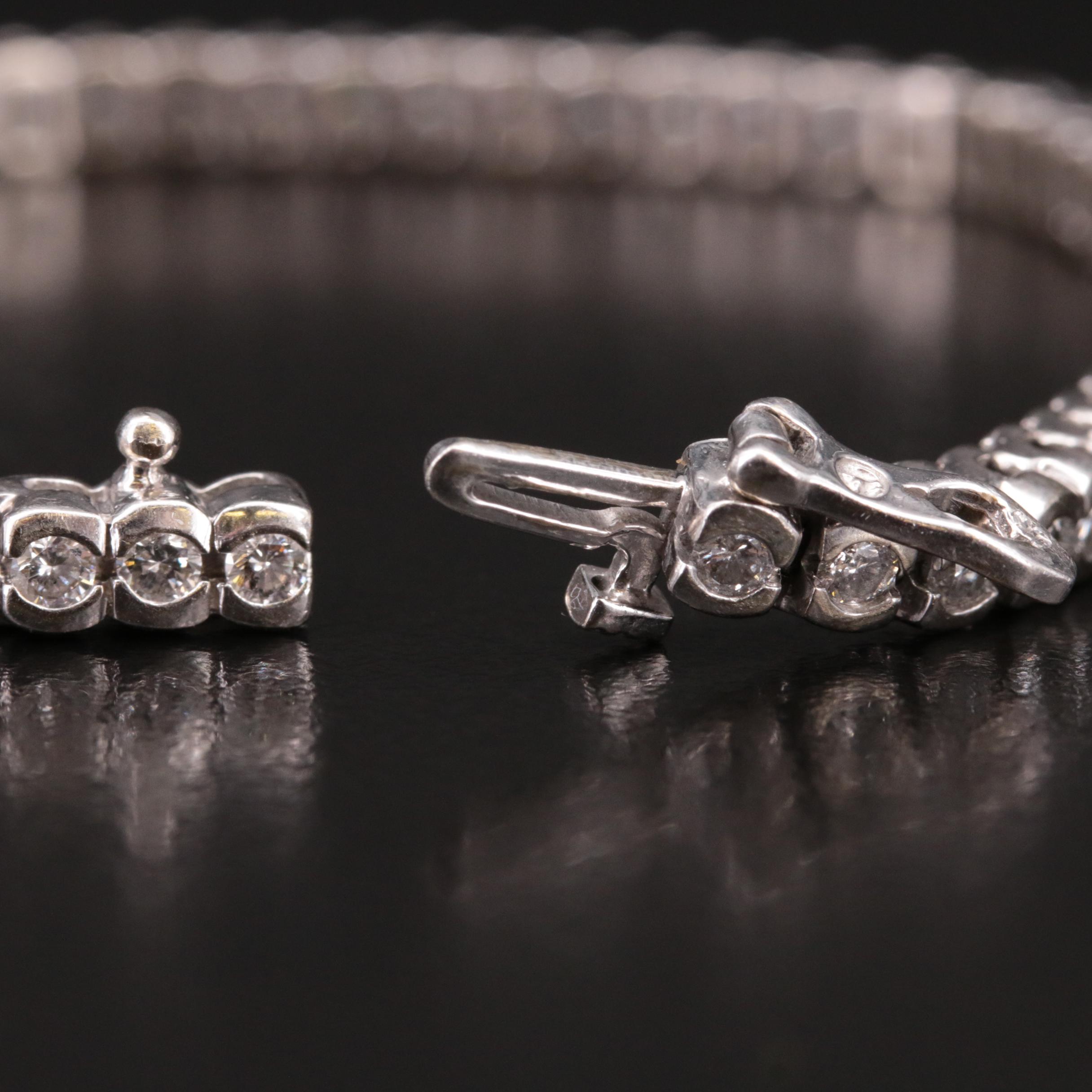 I4K 3.95 CTW Diamond Line Bracelet