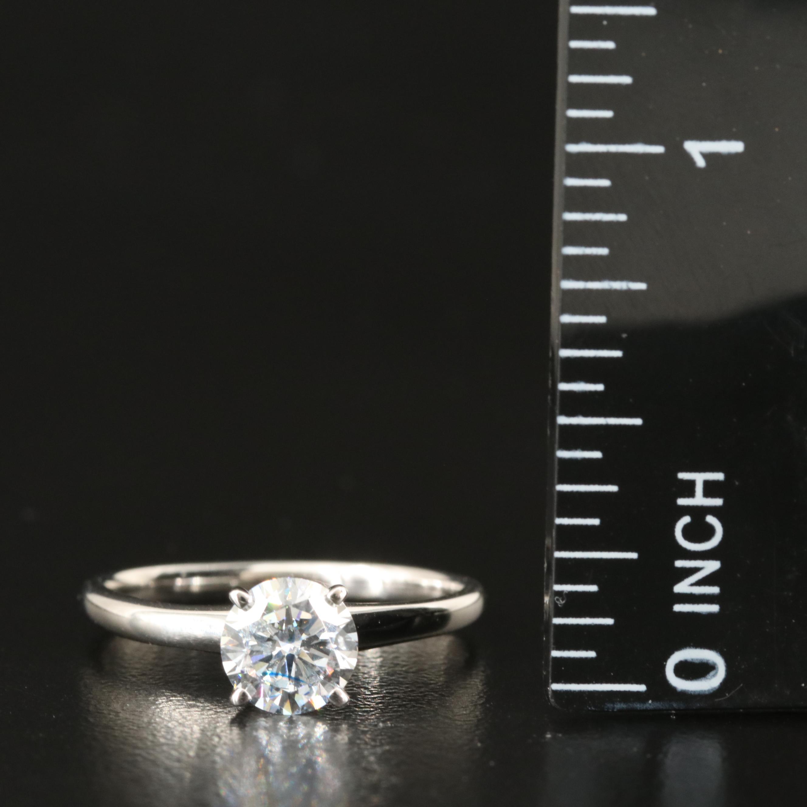 14K 0.96 CT Lab Grown Diamond Solitaire Ring
