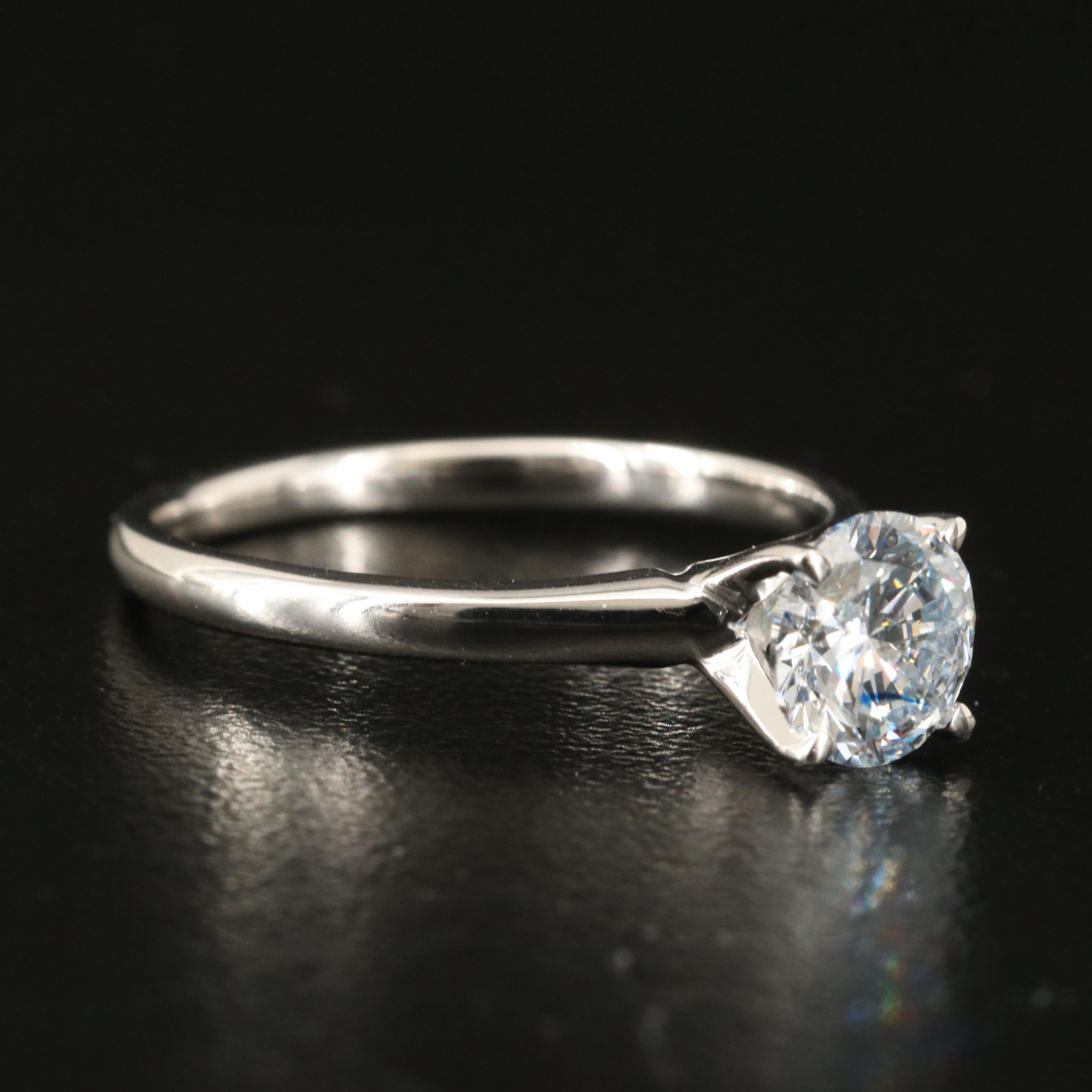14K 0.96 CT Lab Grown Diamond Solitaire Ring