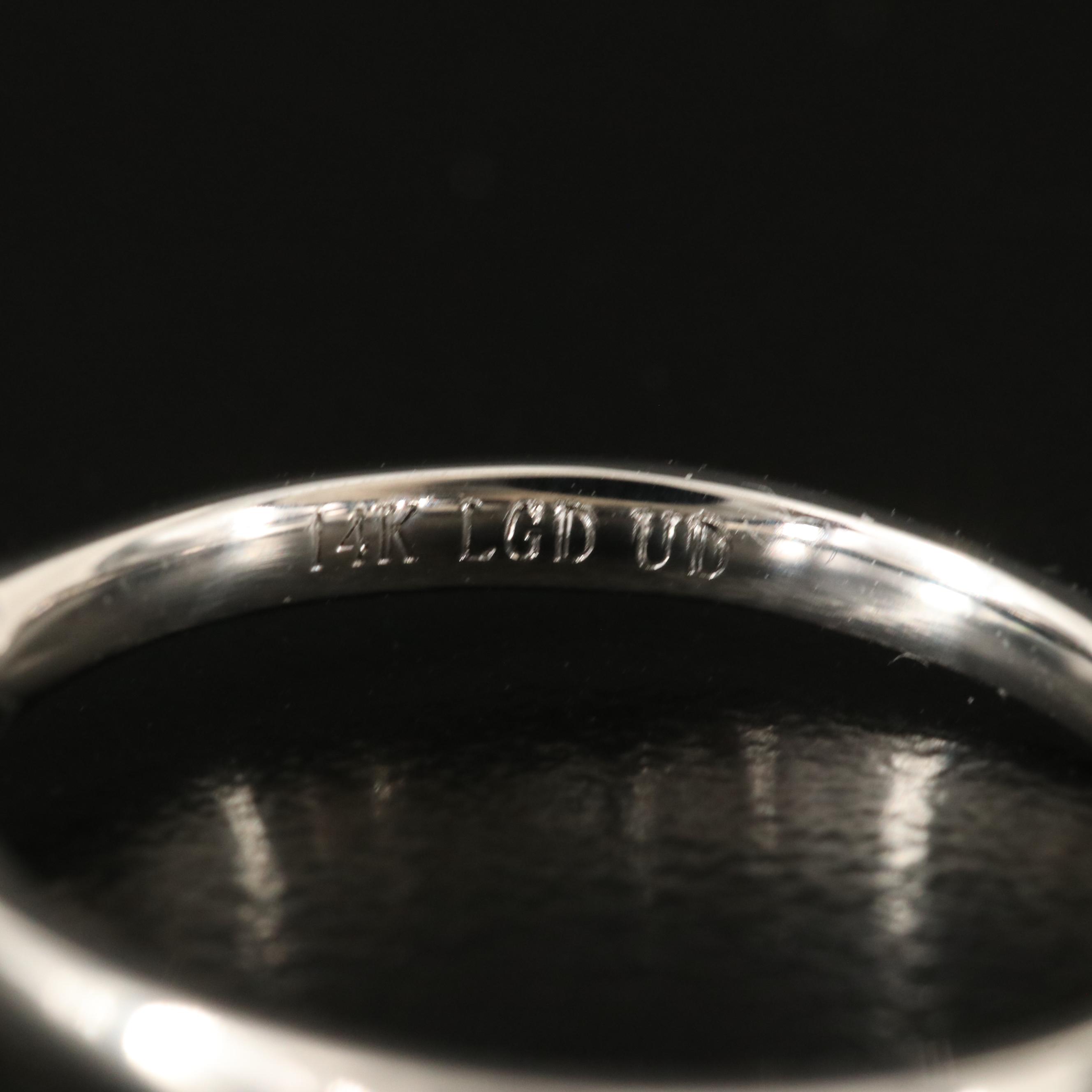 14K 0.96 CT Lab Grown Diamond Solitaire Ring