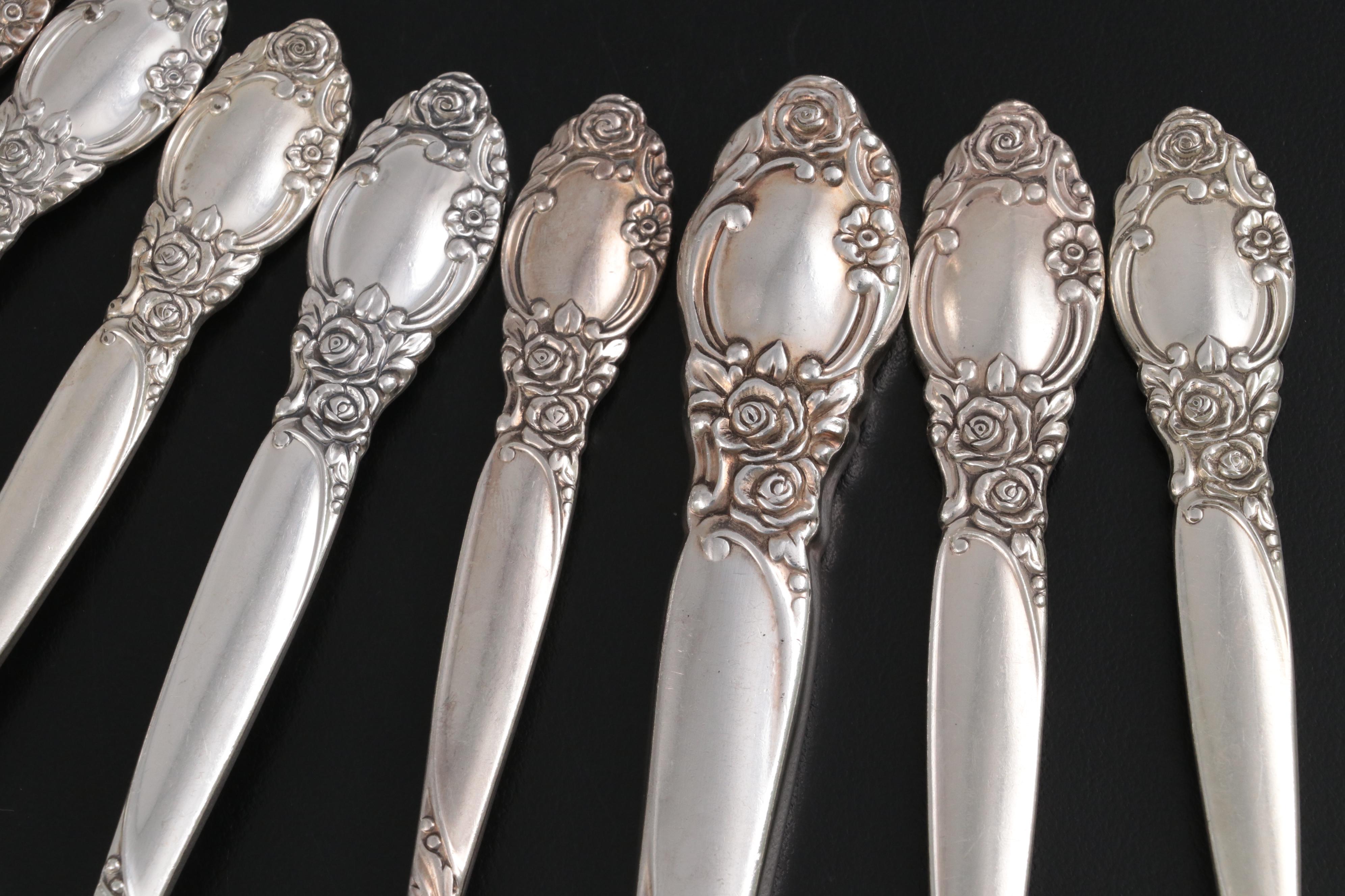 Oneida Community "Ballad" Silver Plate Flatware and Serving Utensils