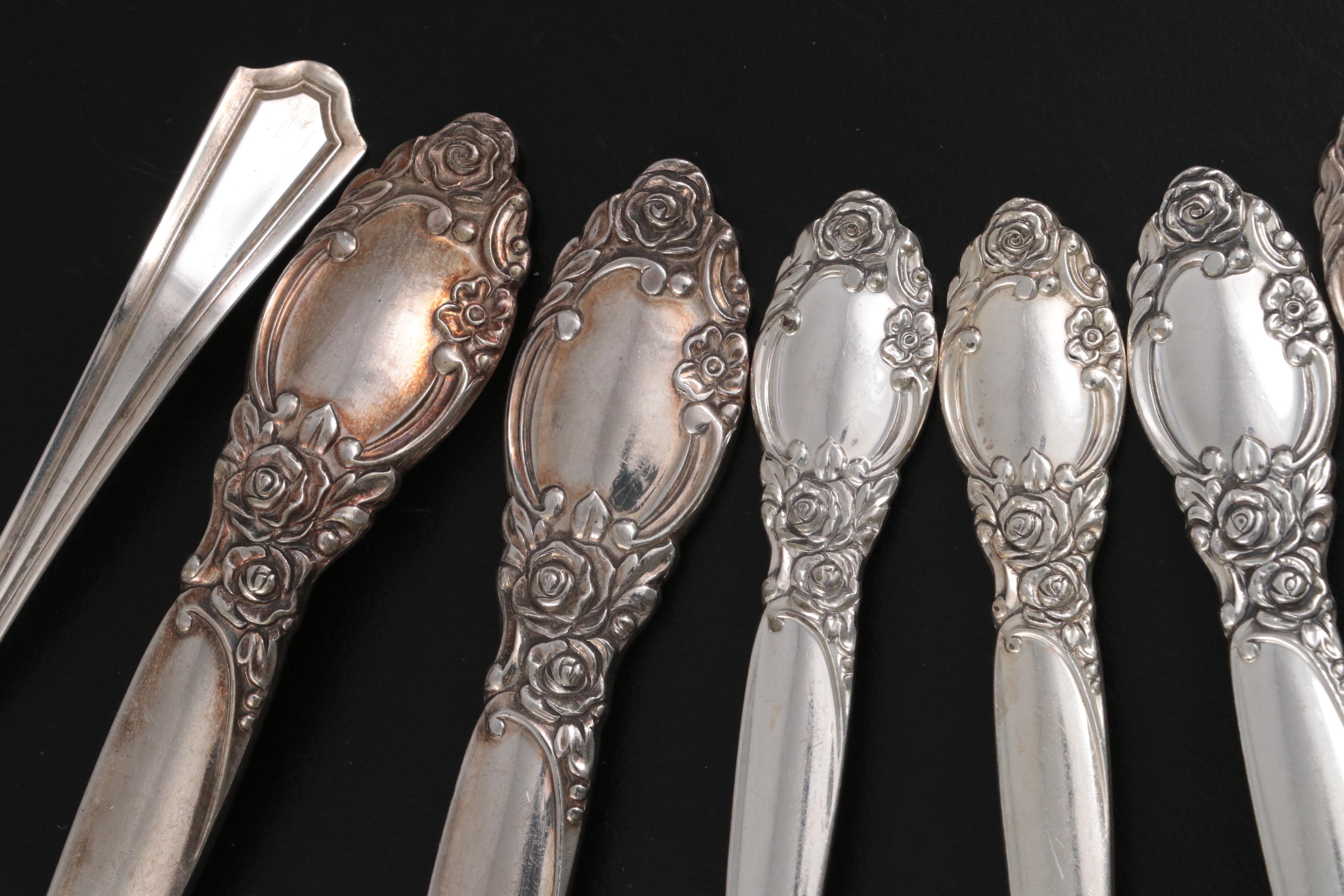 Oneida Community "Ballad" Silver Plate Flatware and Serving Utensils