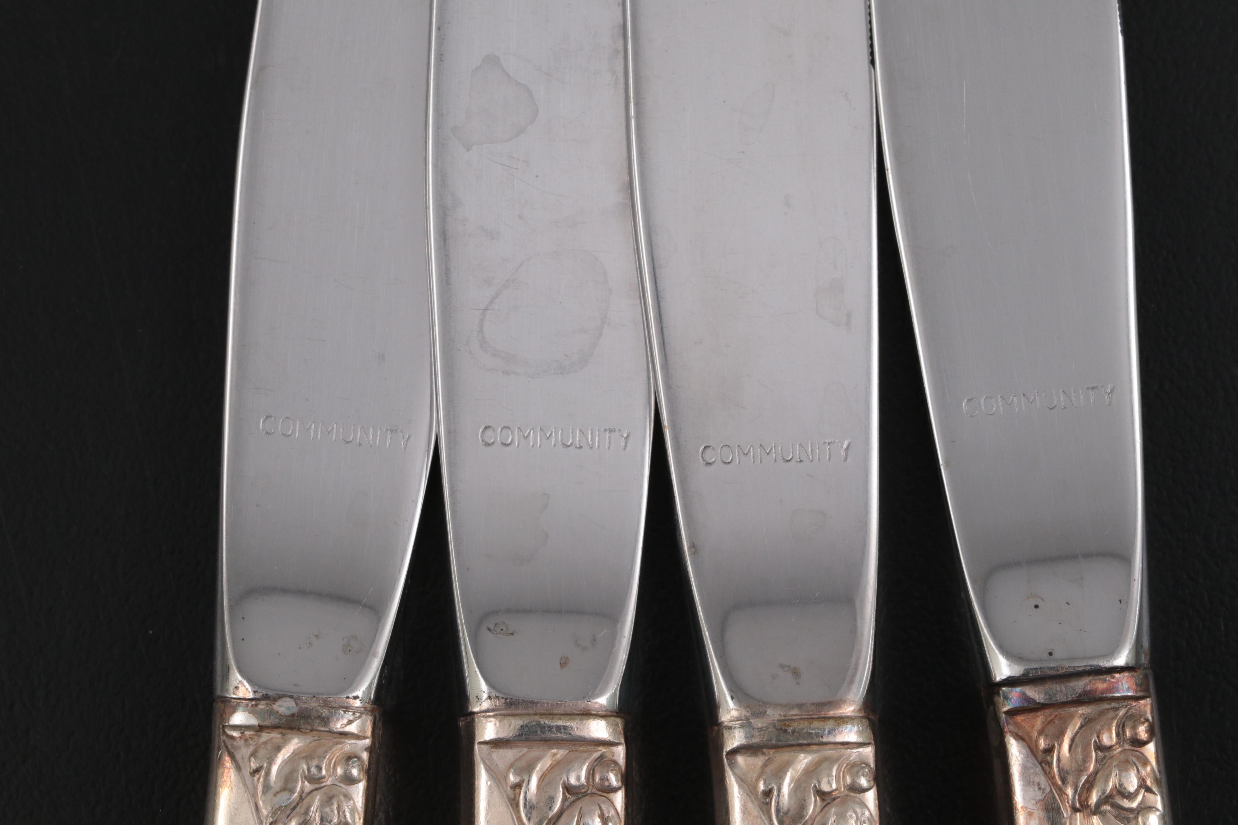 Oneida Community "Ballad" Silver Plate Flatware and Serving Utensils