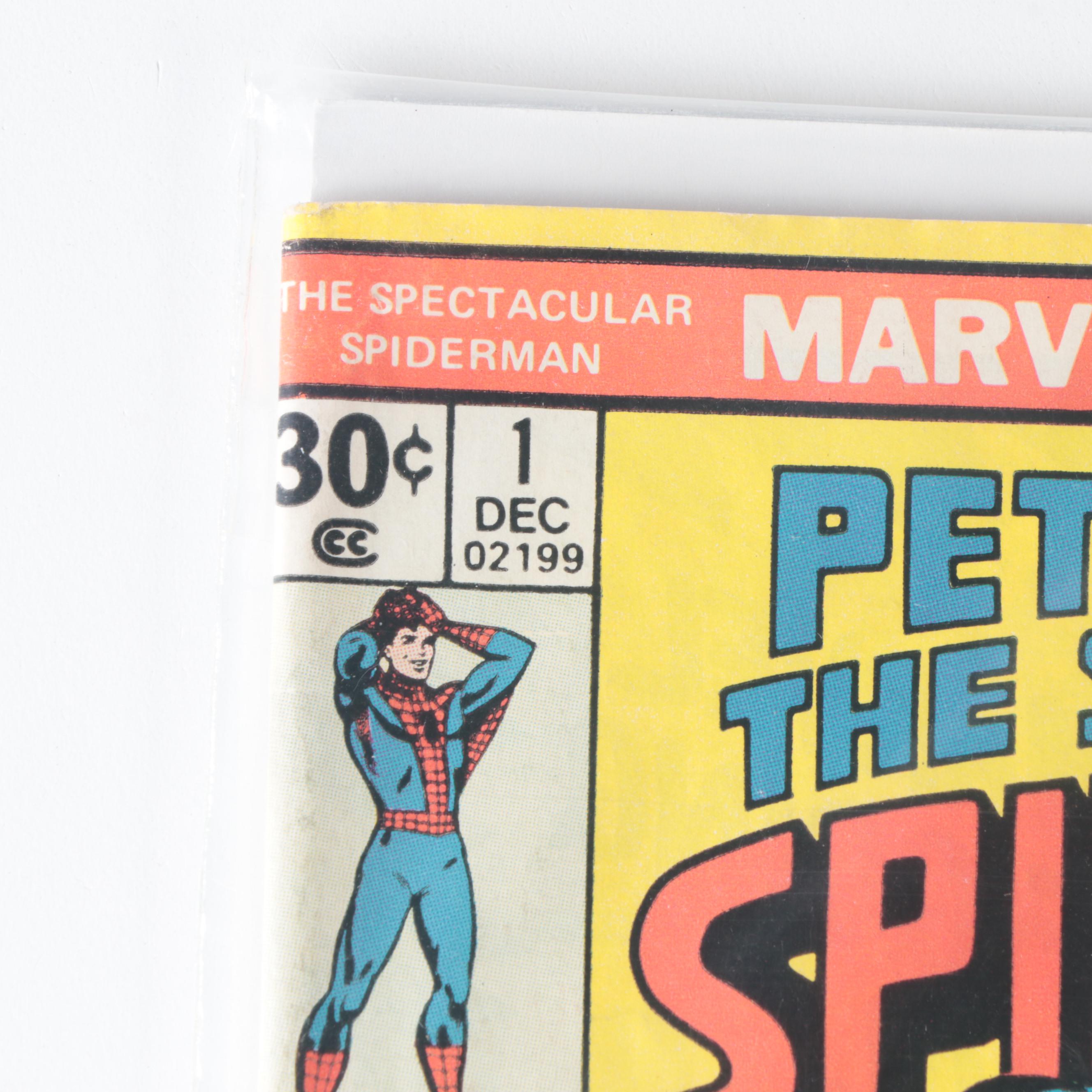 Marvel Bronze Age The Spectacular Spider-Man #1 and More Spider-Man Comic Books