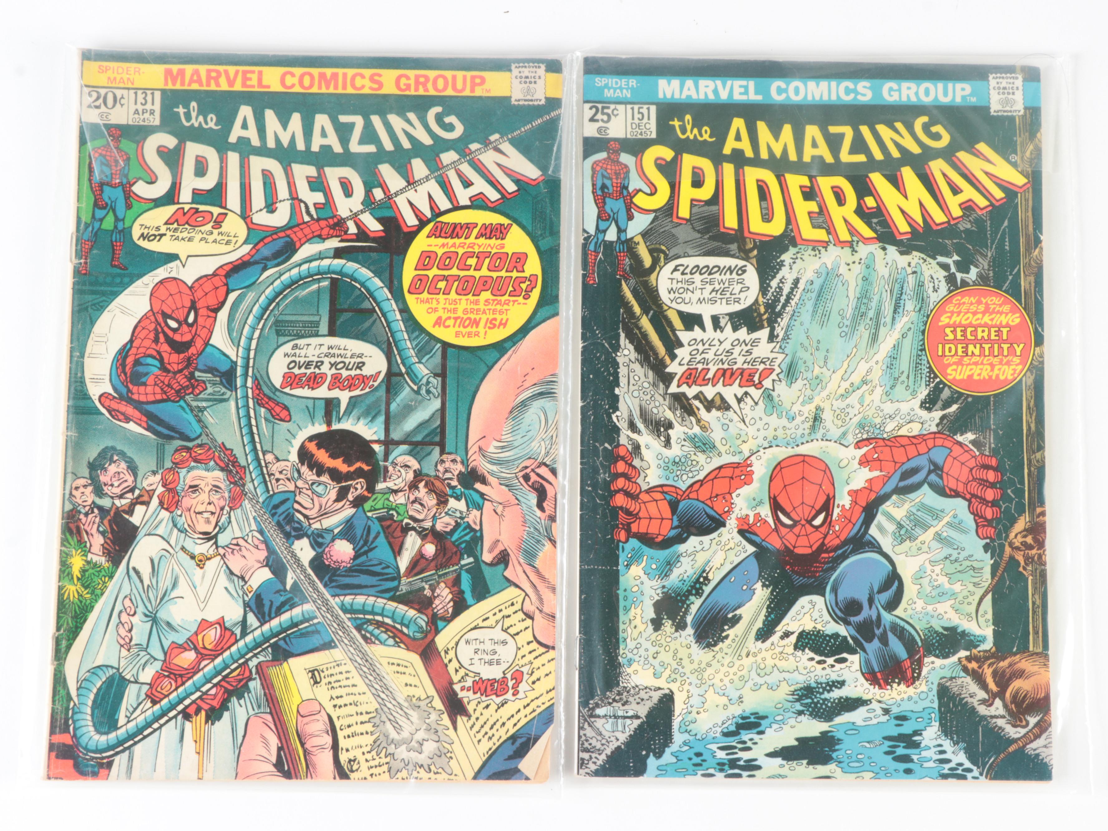 Marvel Bronze Age The Spectacular Spider-Man #1 and More Spider-Man Comic Books