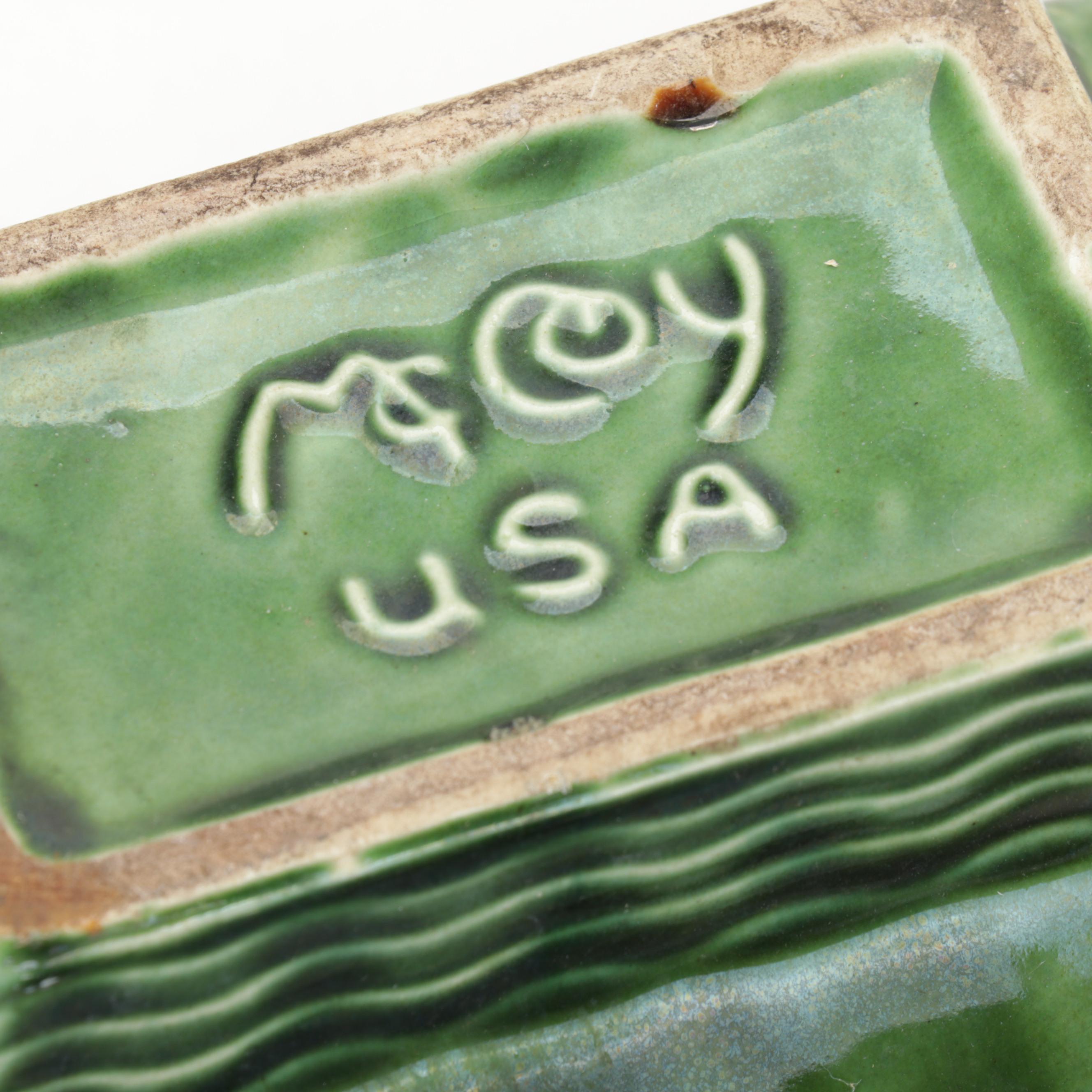 McCoy Planter, Carnival Glass Biscuit Jar, Aladdin Pink Glass Oil Lamp and More