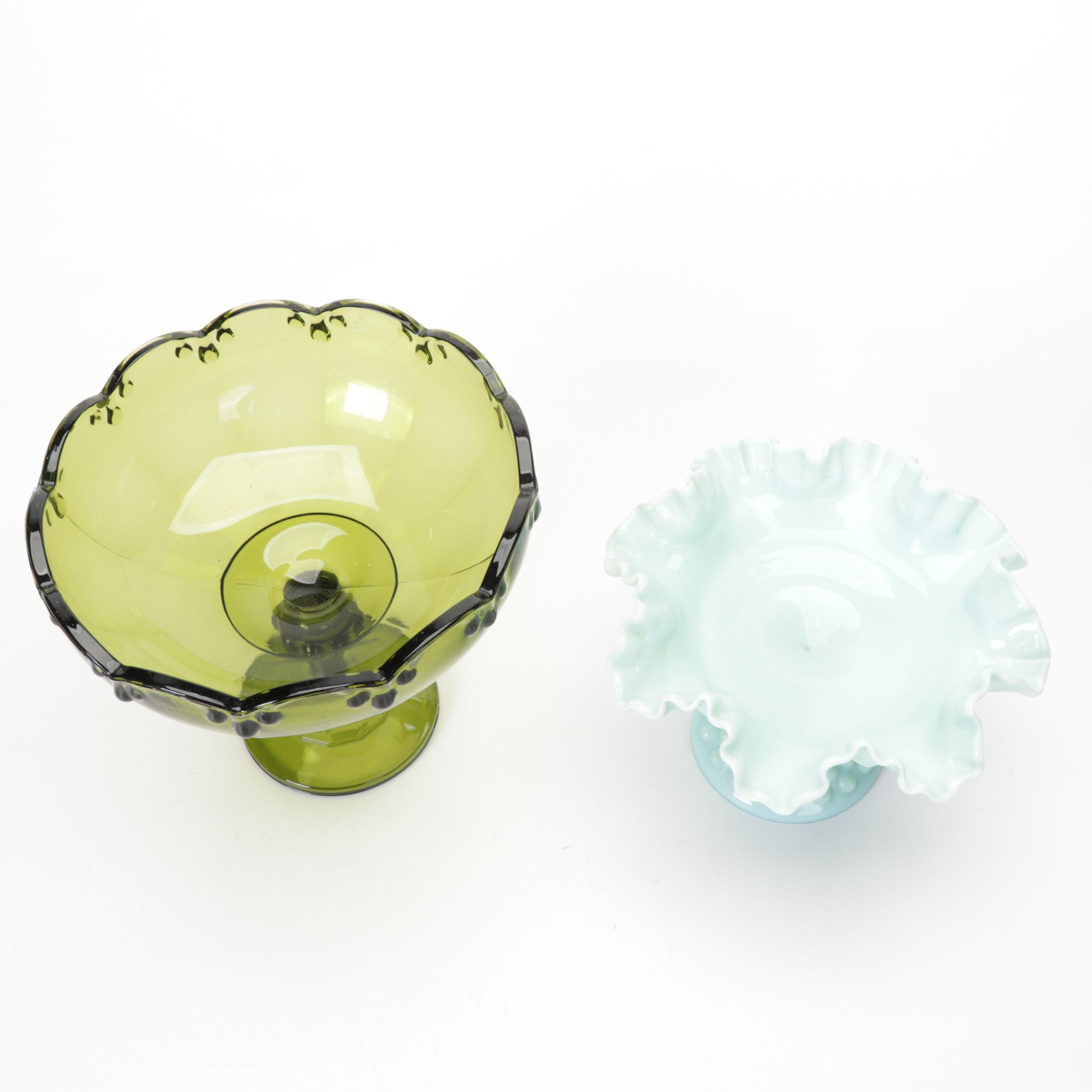 McCoy Planter, Carnival Glass Biscuit Jar, Aladdin Pink Glass Oil Lamp and More