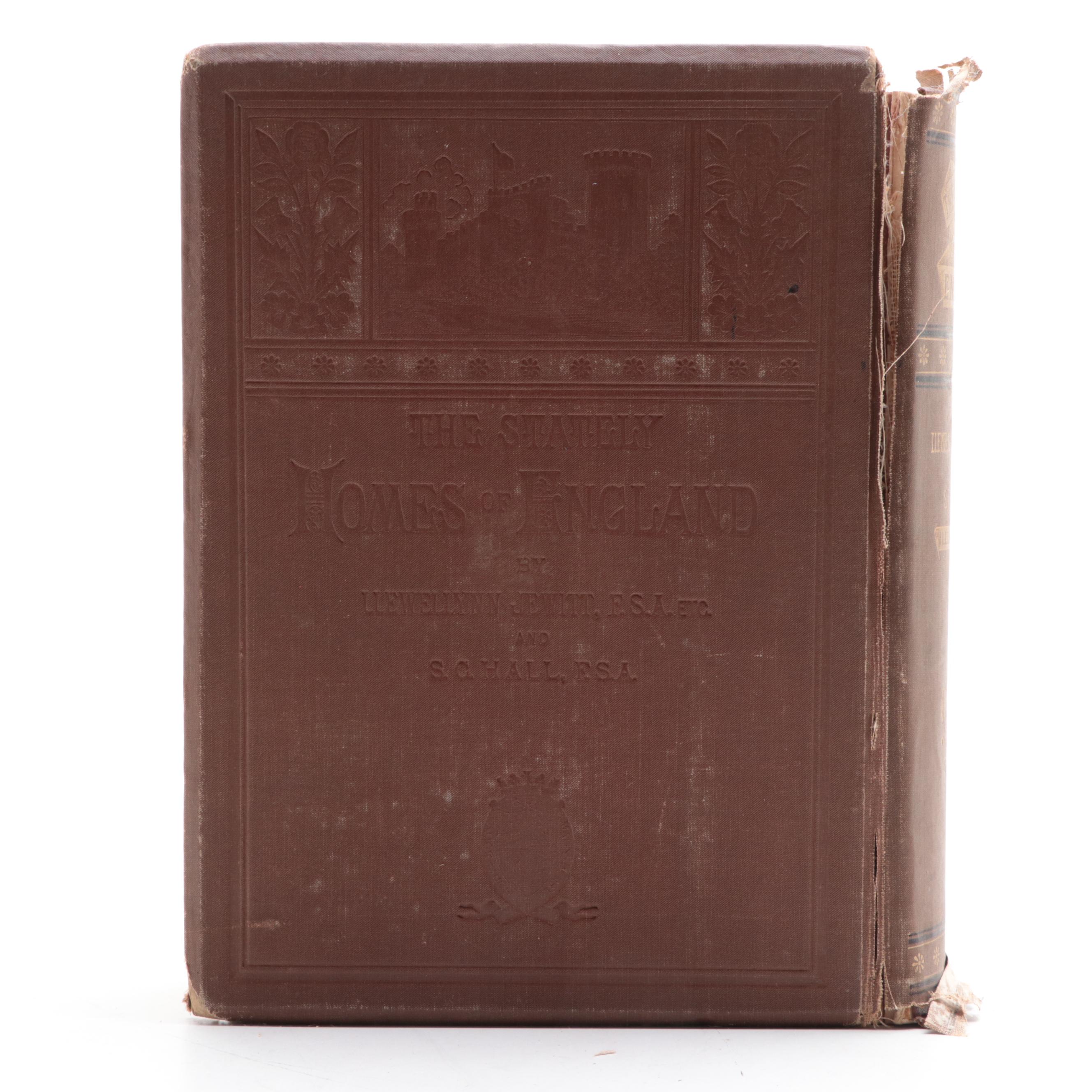 Illustrated "The Stately Homes of England" by Llewellynn Jewitt, Late 19th C.